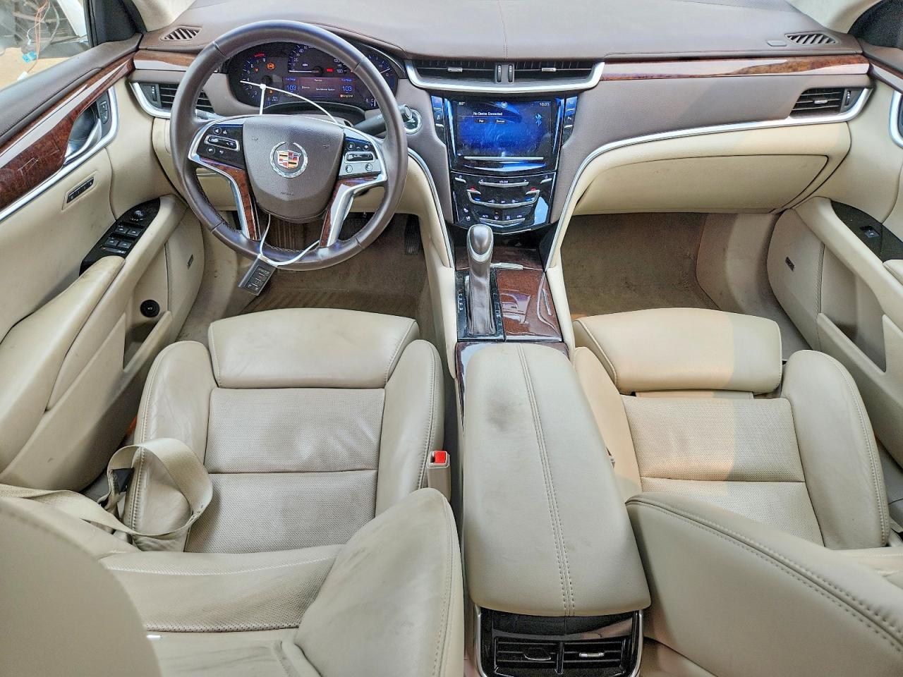 2014 Cadillac Xts White vin: 2G61U5S32E9164430
