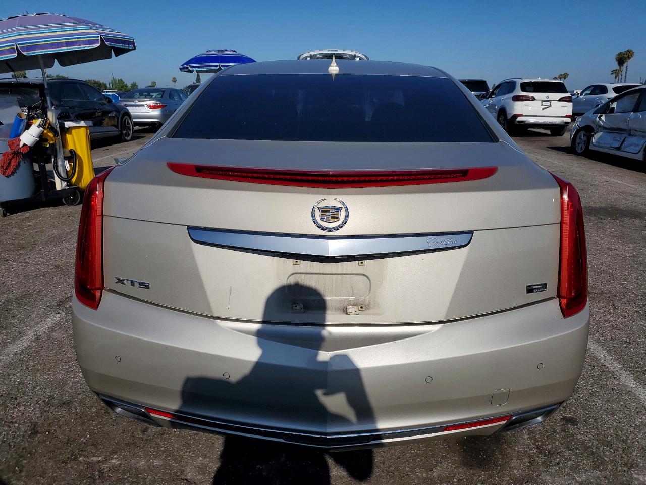 2013 Cadillac Xts Platinum Beige vin: 2G61U5S33D9129314