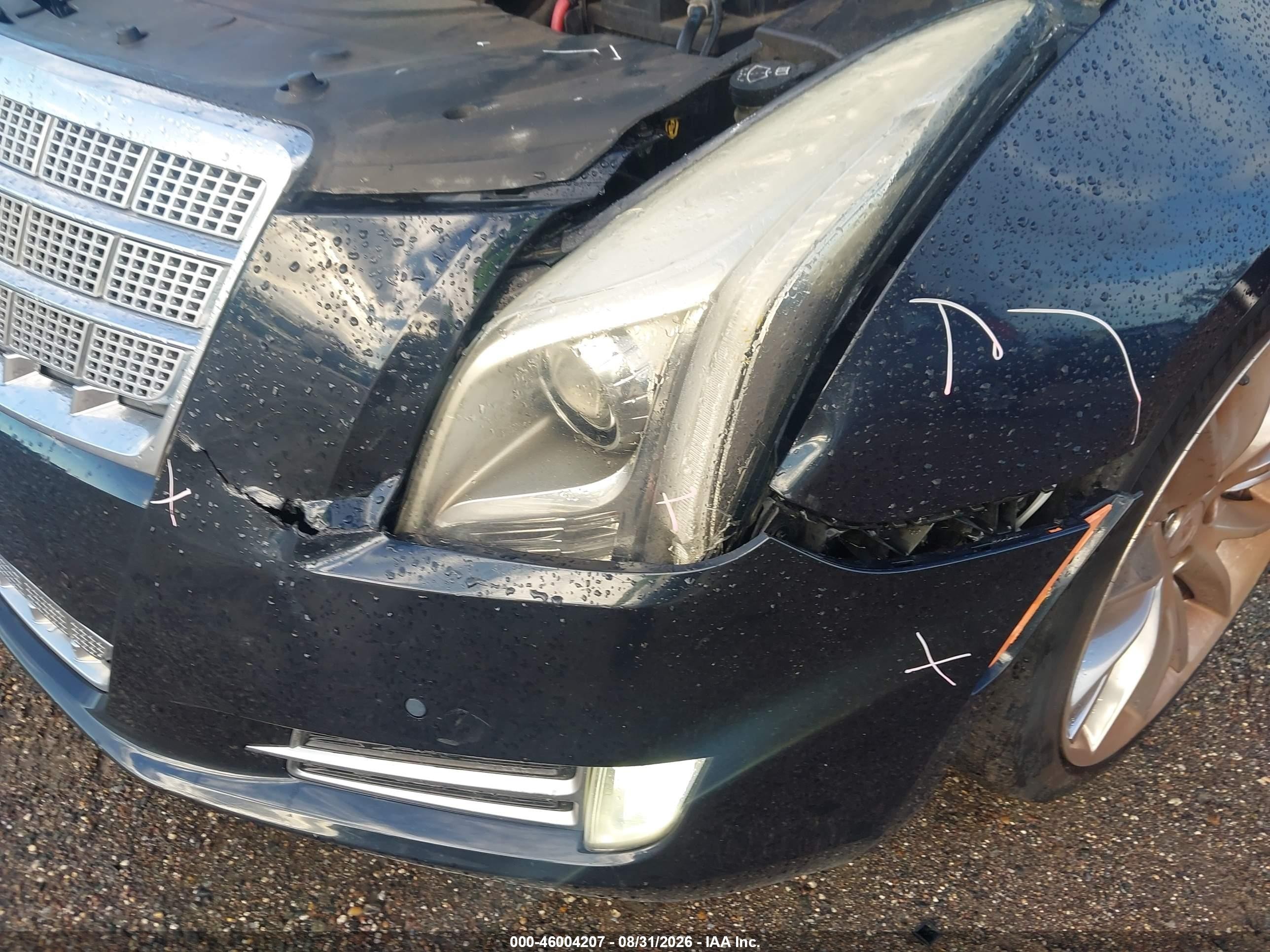 2013 Cadillac Xts Platinum Blue vin: 2G61U5S35D9175999