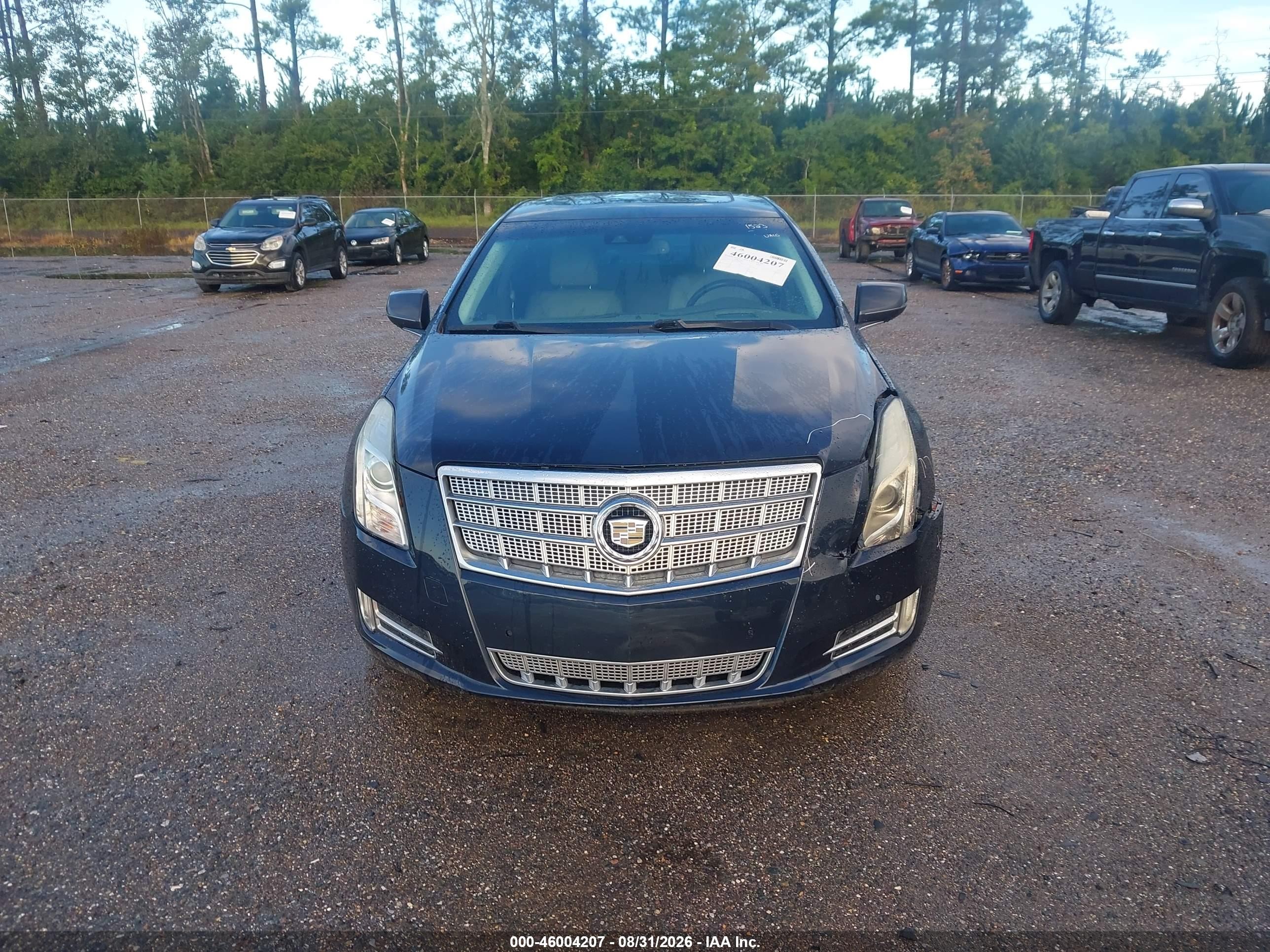 2013 Cadillac Xts Platinum Blue vin: 2G61U5S35D9175999