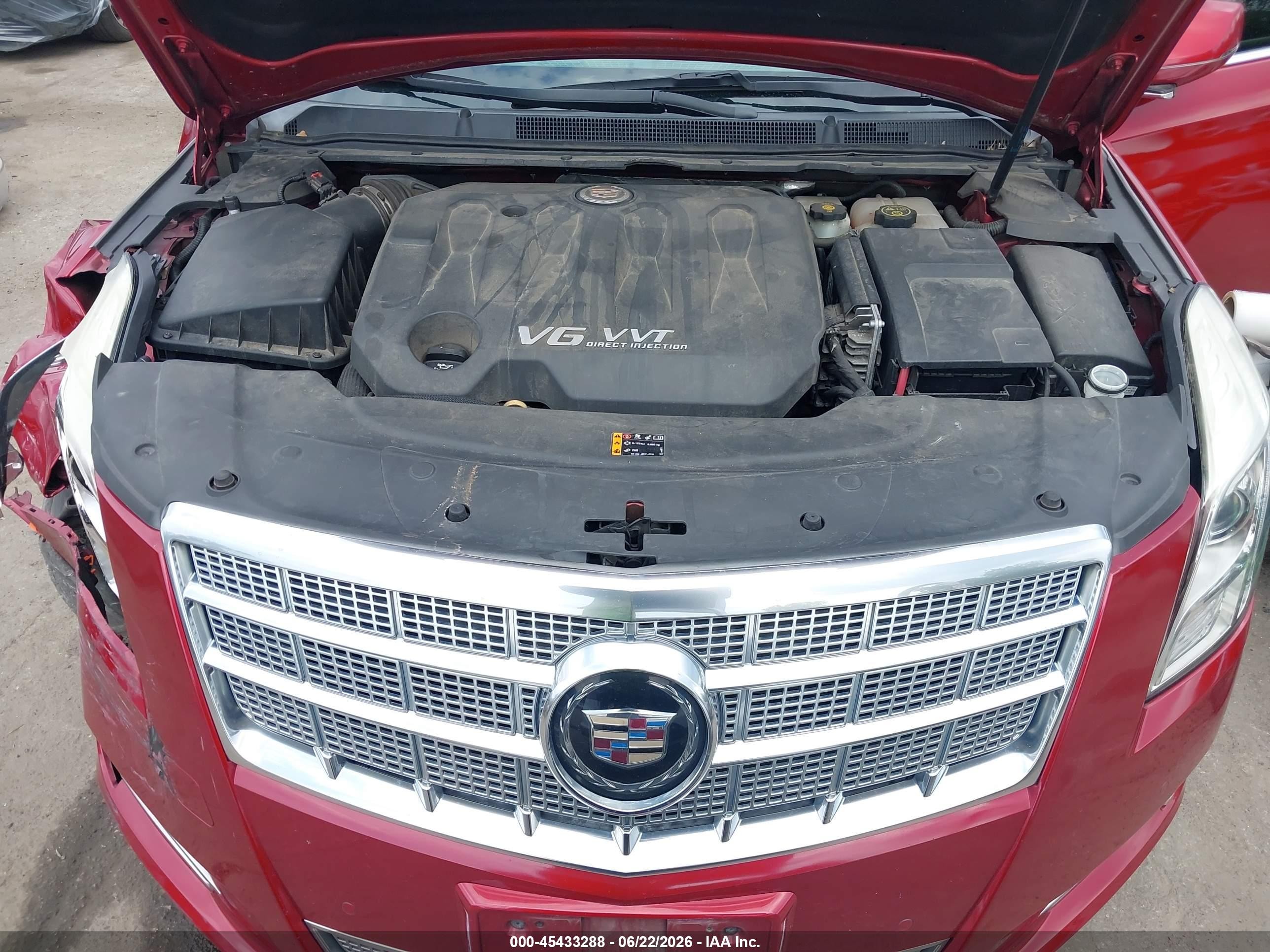 2013 Cadillac Xts Platinum Красный vin: 2G61U5S37D9184834