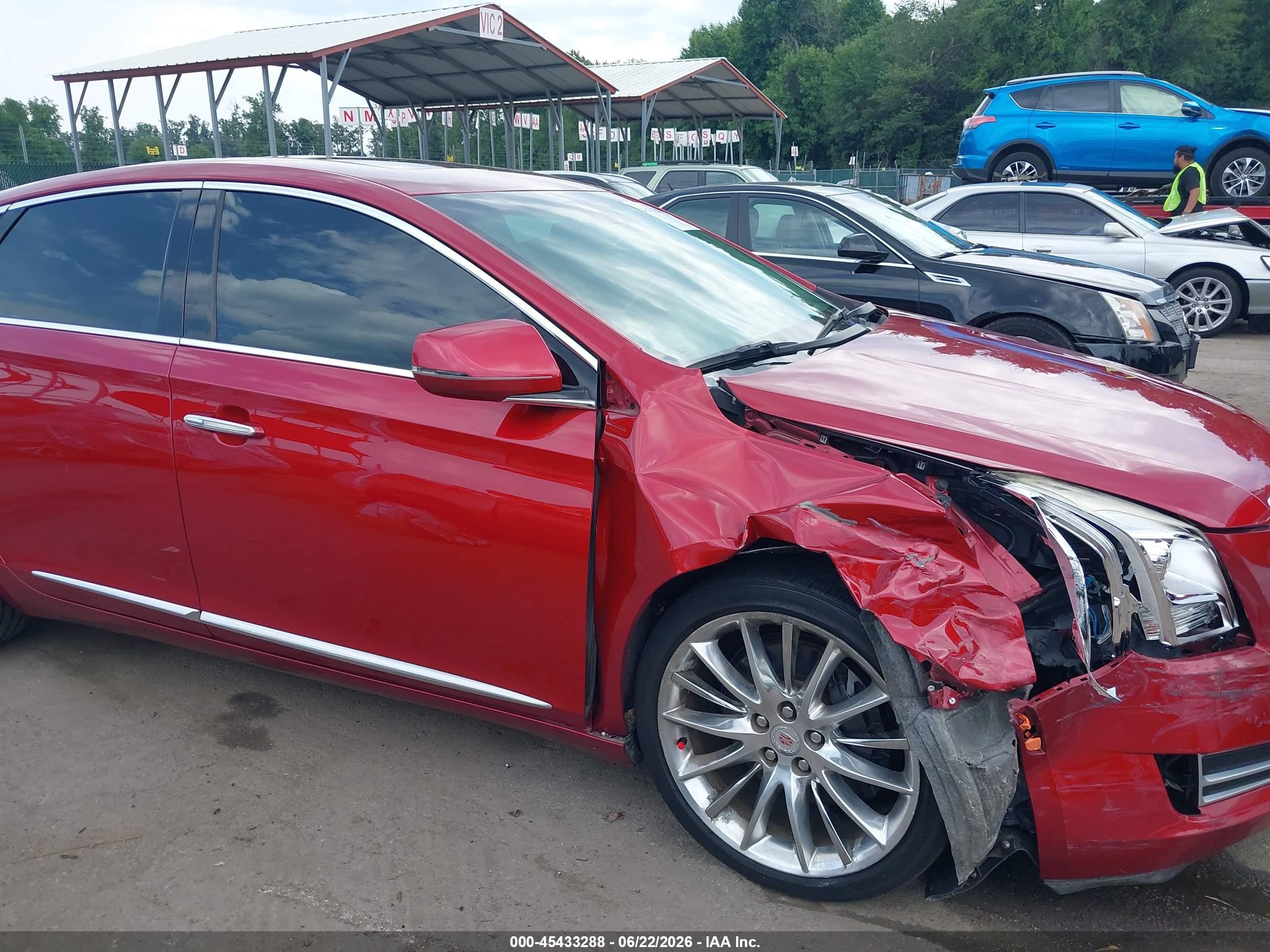 2013 Cadillac Xts Platinum Красный vin: 2G61U5S37D9184834