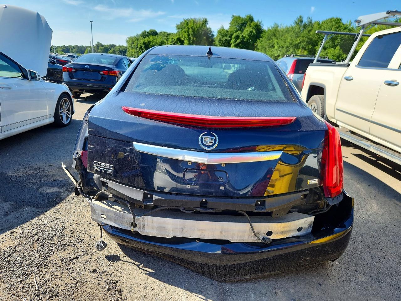 2013 Cadillac Xts Platinum Синий vin: 2G61U5S39D9213749