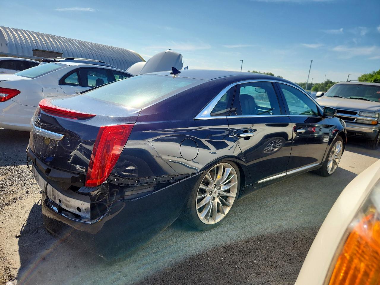 2013 Cadillac Xts Platinum Синий vin: 2G61U5S39D9213749