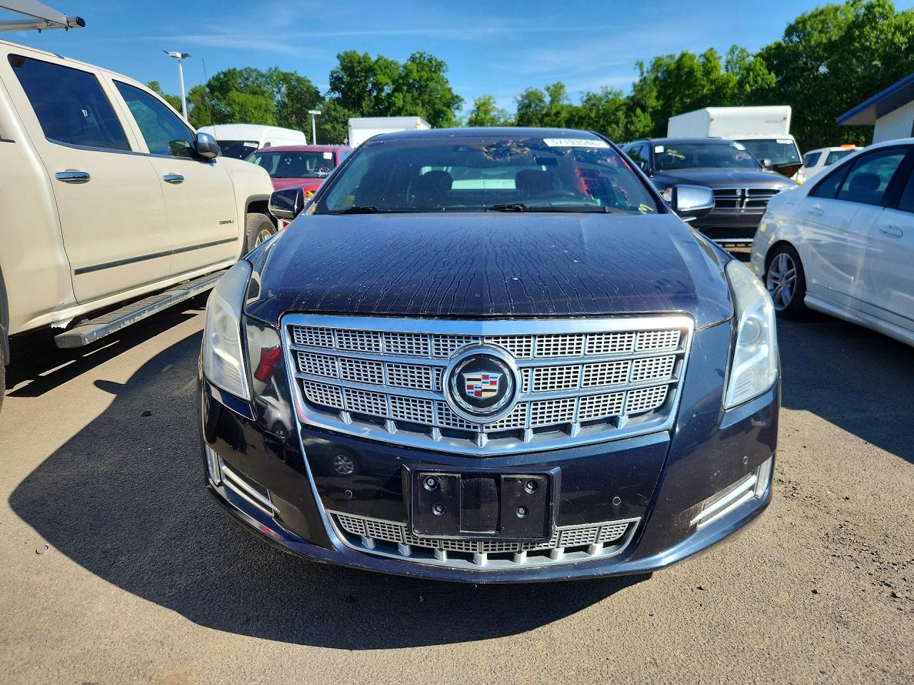 2013 Cadillac Xts Platinum Синий vin: 2G61U5S39D9213749