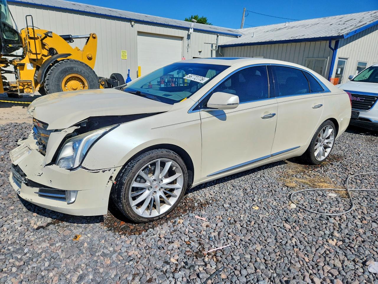 2013 Cadillac Xts Platinum White vin: 2G61V5S34D9137371