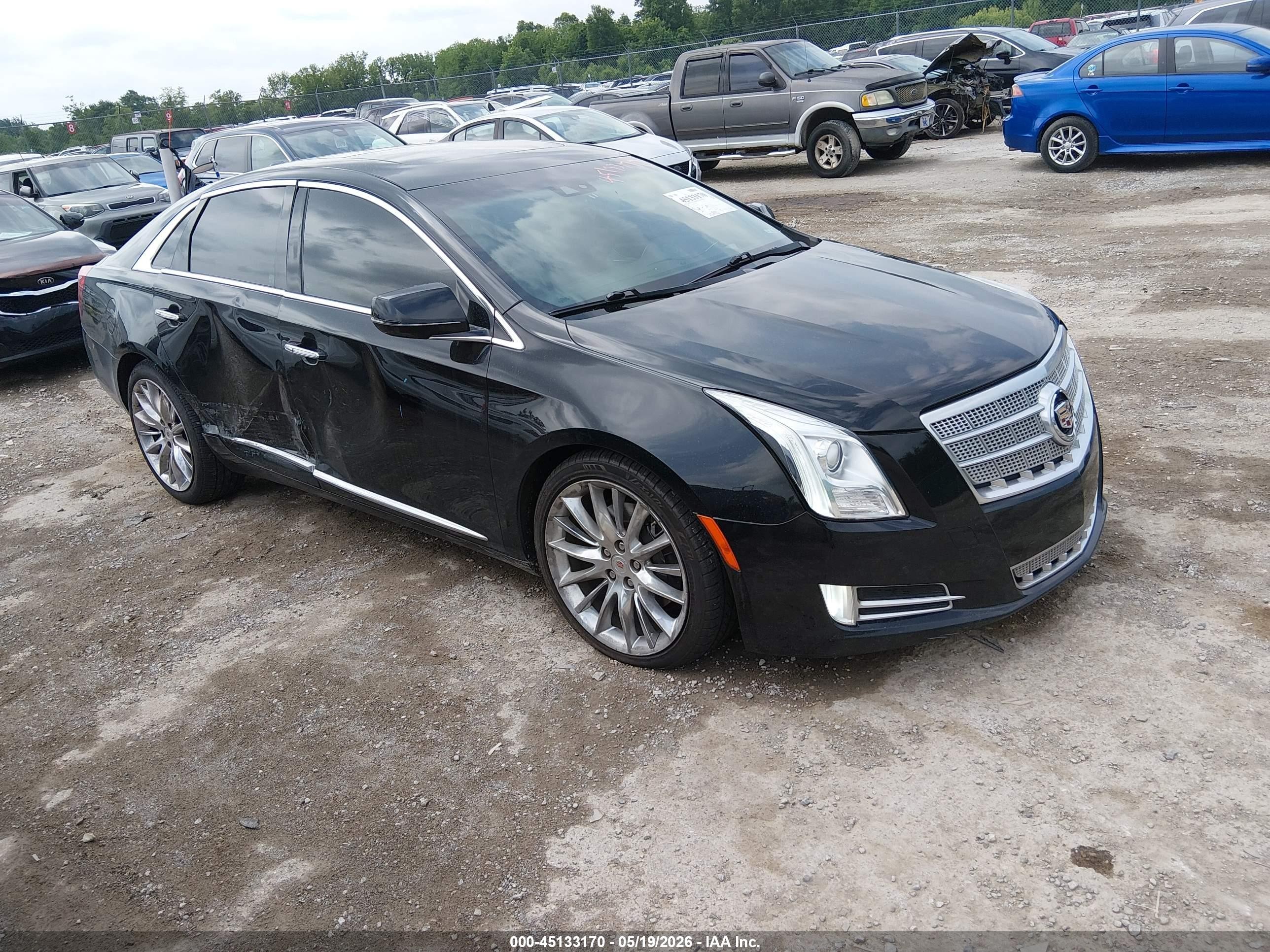 2013 Cadillac Xts Platinum Черный vin: 2G61V5S36D9224141