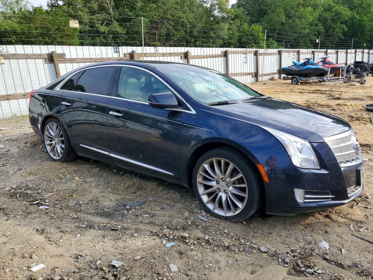 2013 Cadillac Xts Platinum Blue vin: 2G61V5S38D9153119