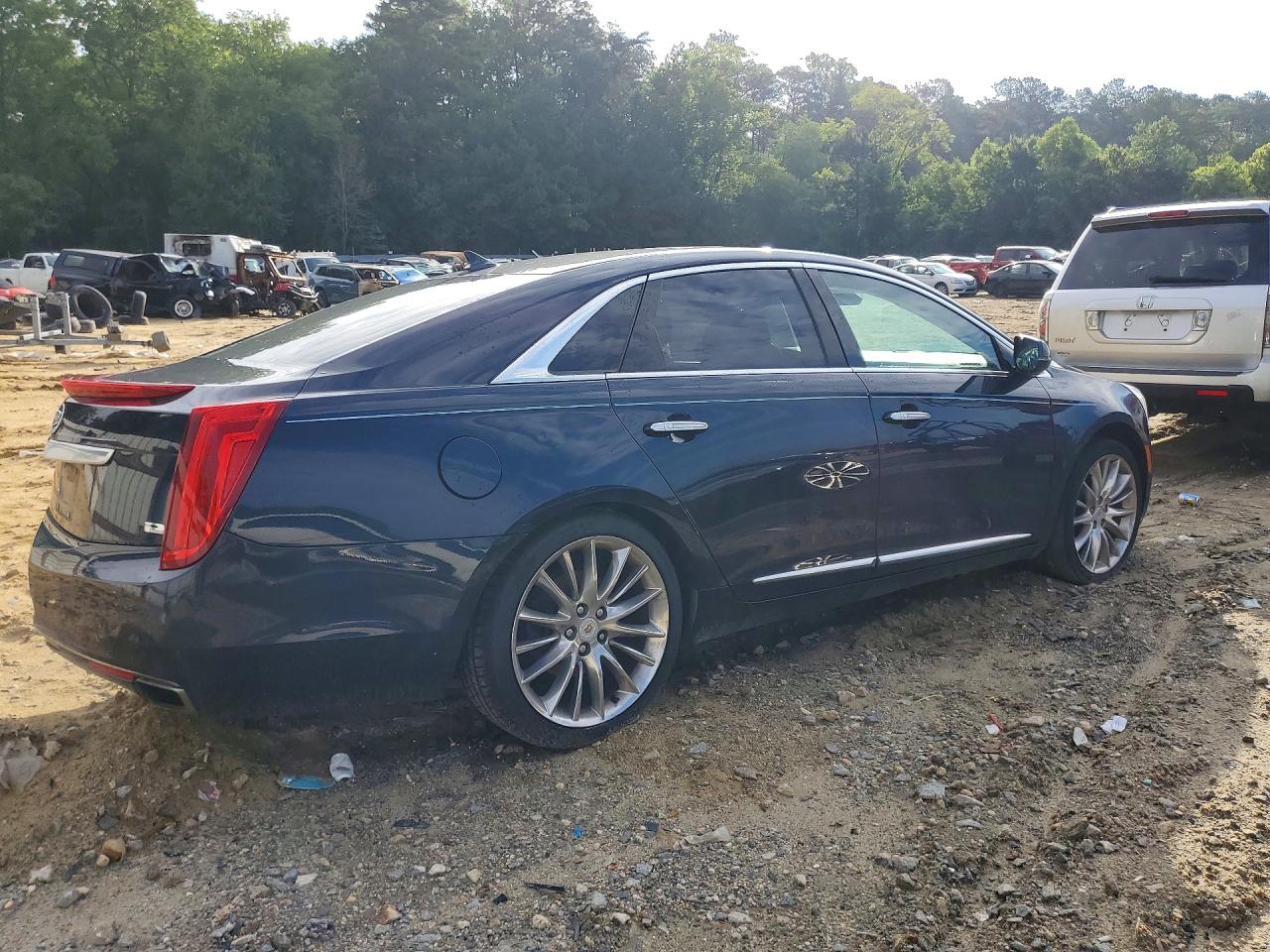 2013 Cadillac Xts Platinum Blue vin: 2G61V5S38D9153119