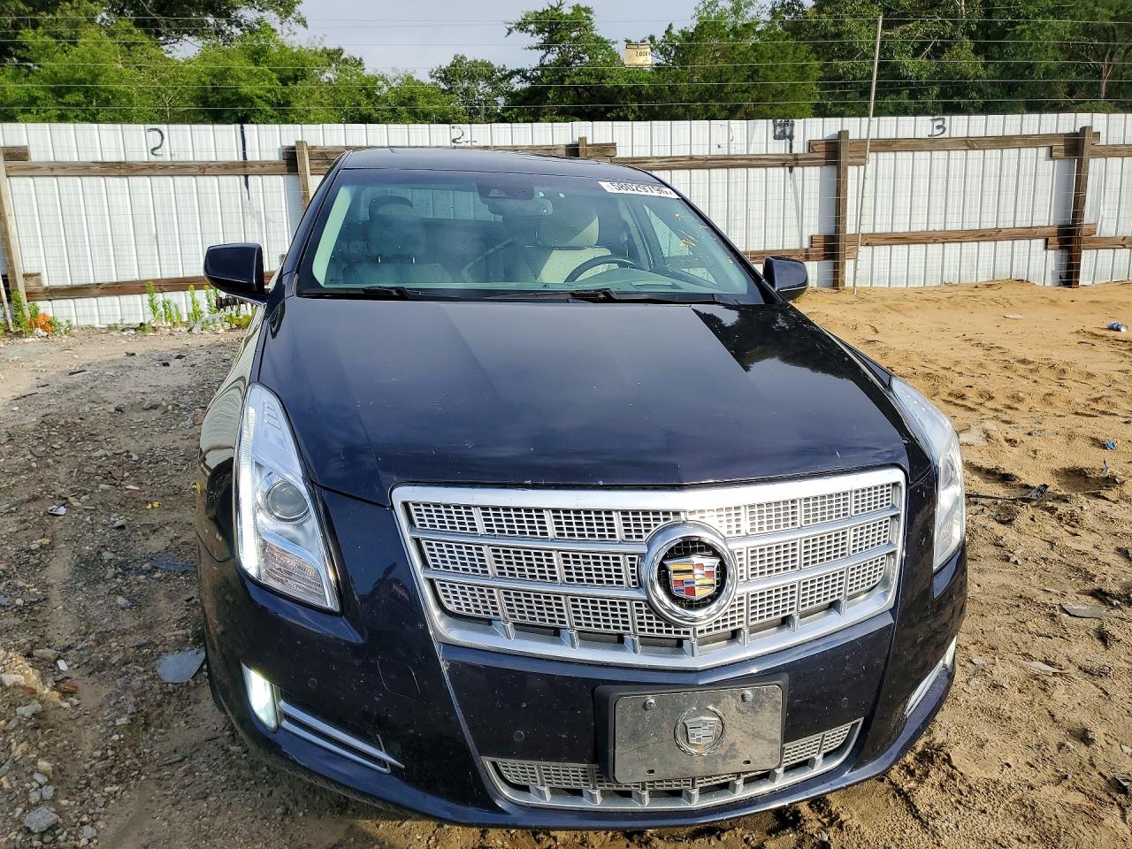 2013 Cadillac Xts Platinum Blue vin: 2G61V5S38D9153119