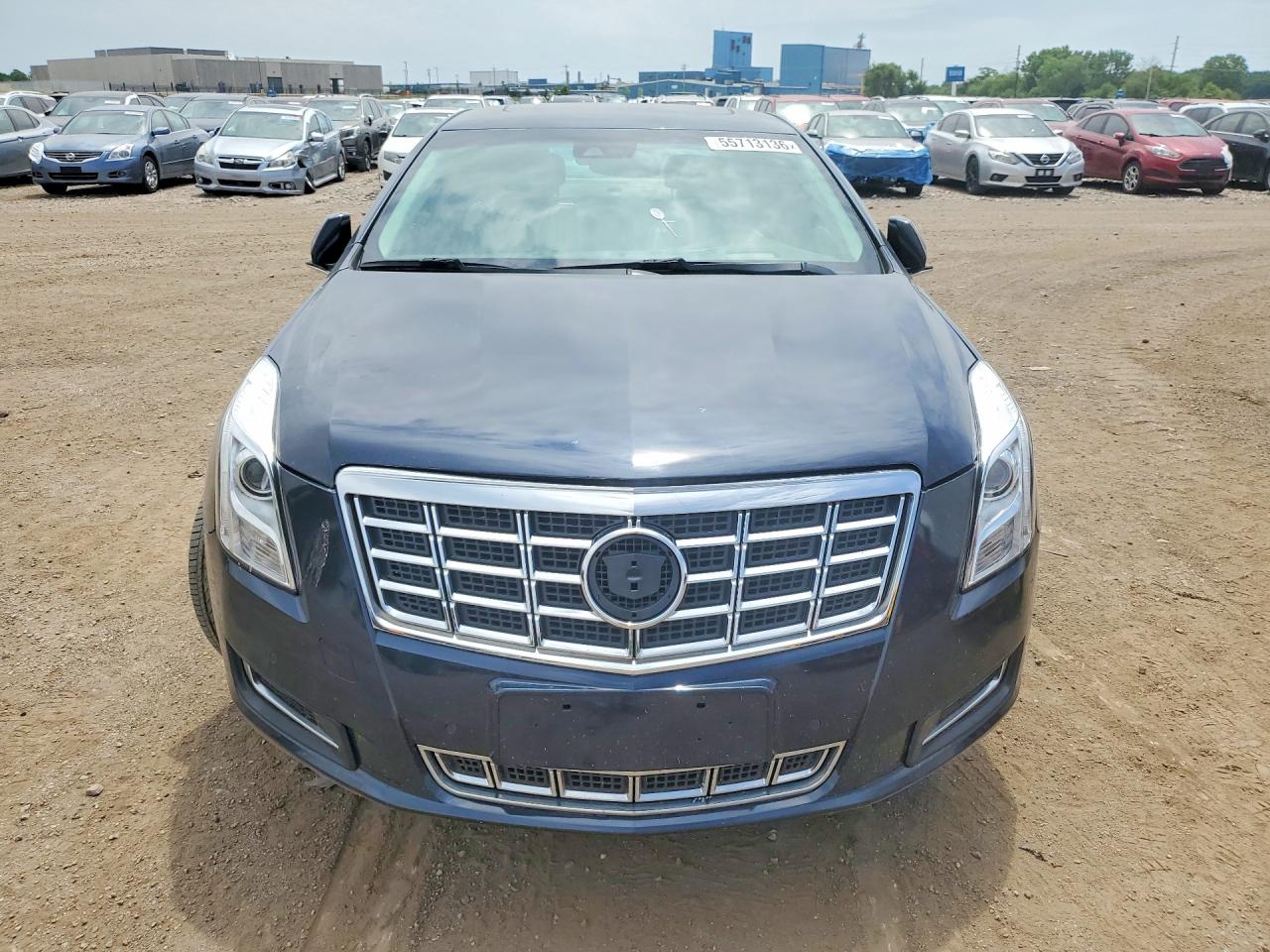 2013 Cadillac Xts Platinum Blue vin: 2G61V5S39D9135132