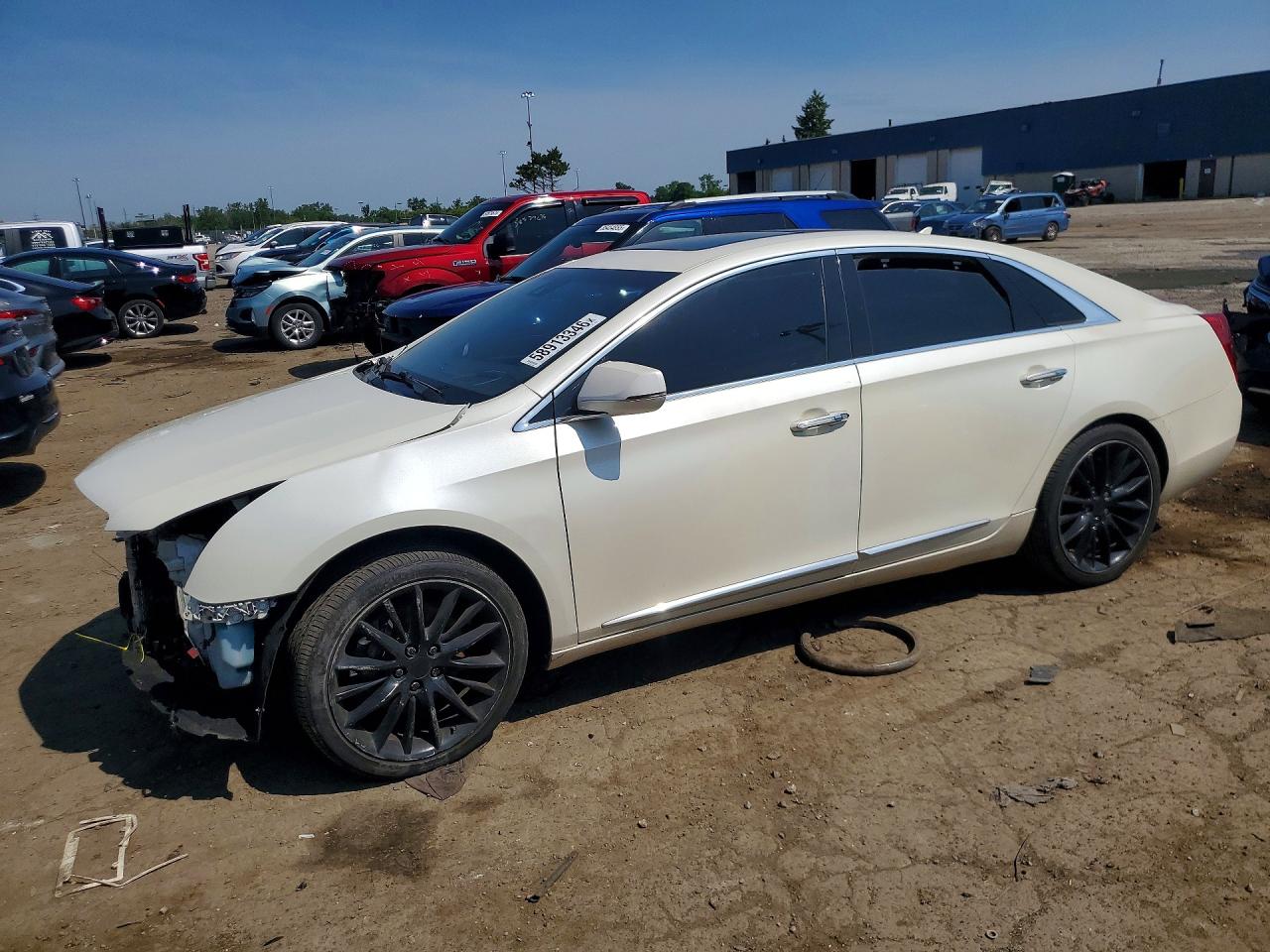2013 Cadillac Xts Platinum Белый vin: 2G61V5S39D9135535
