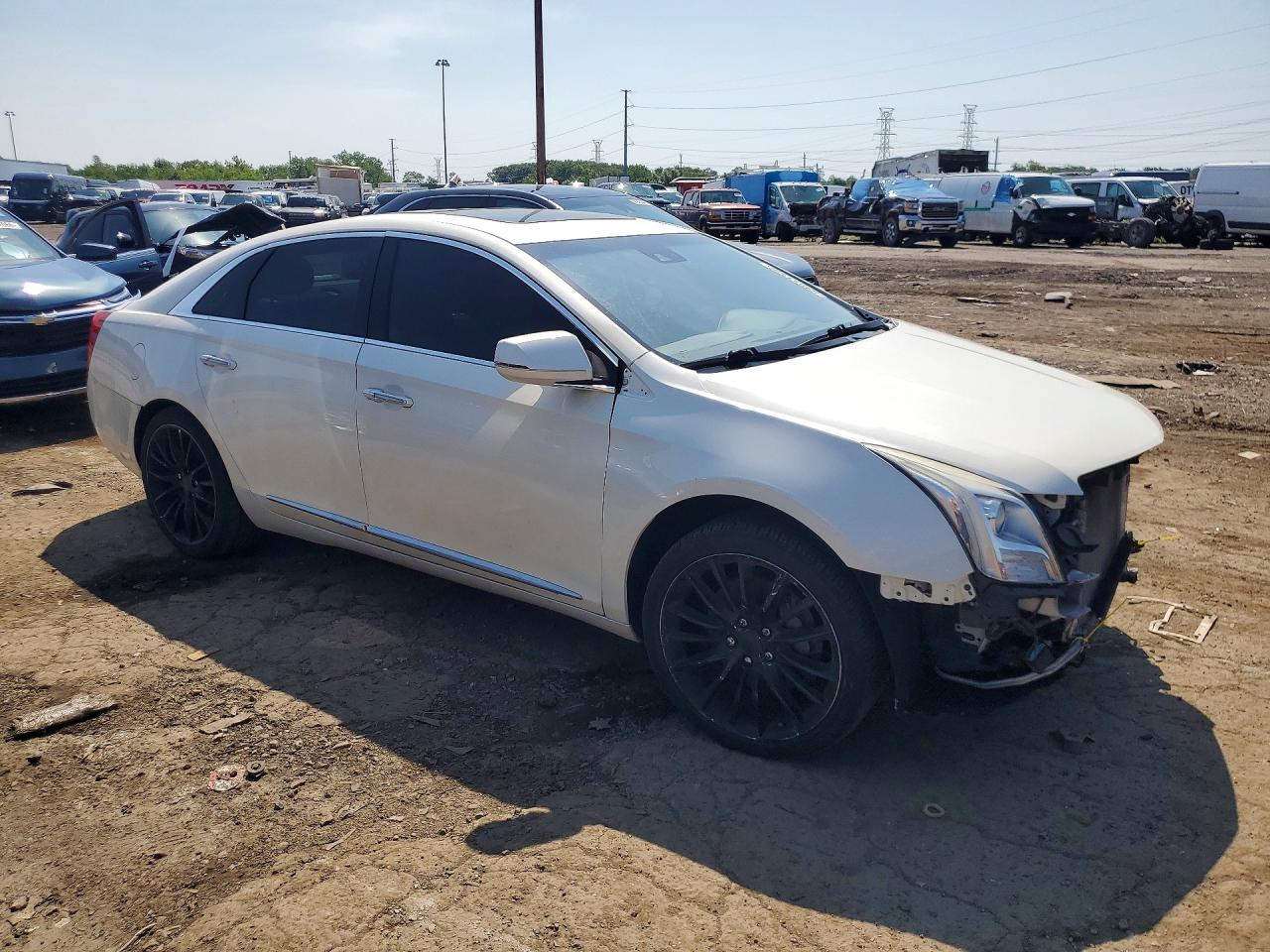 2013 Cadillac Xts Platinum Белый vin: 2G61V5S39D9135535