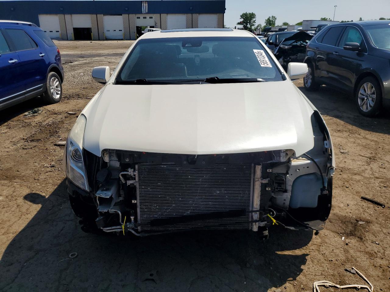 2013 Cadillac Xts Platinum Белый vin: 2G61V5S39D9135535