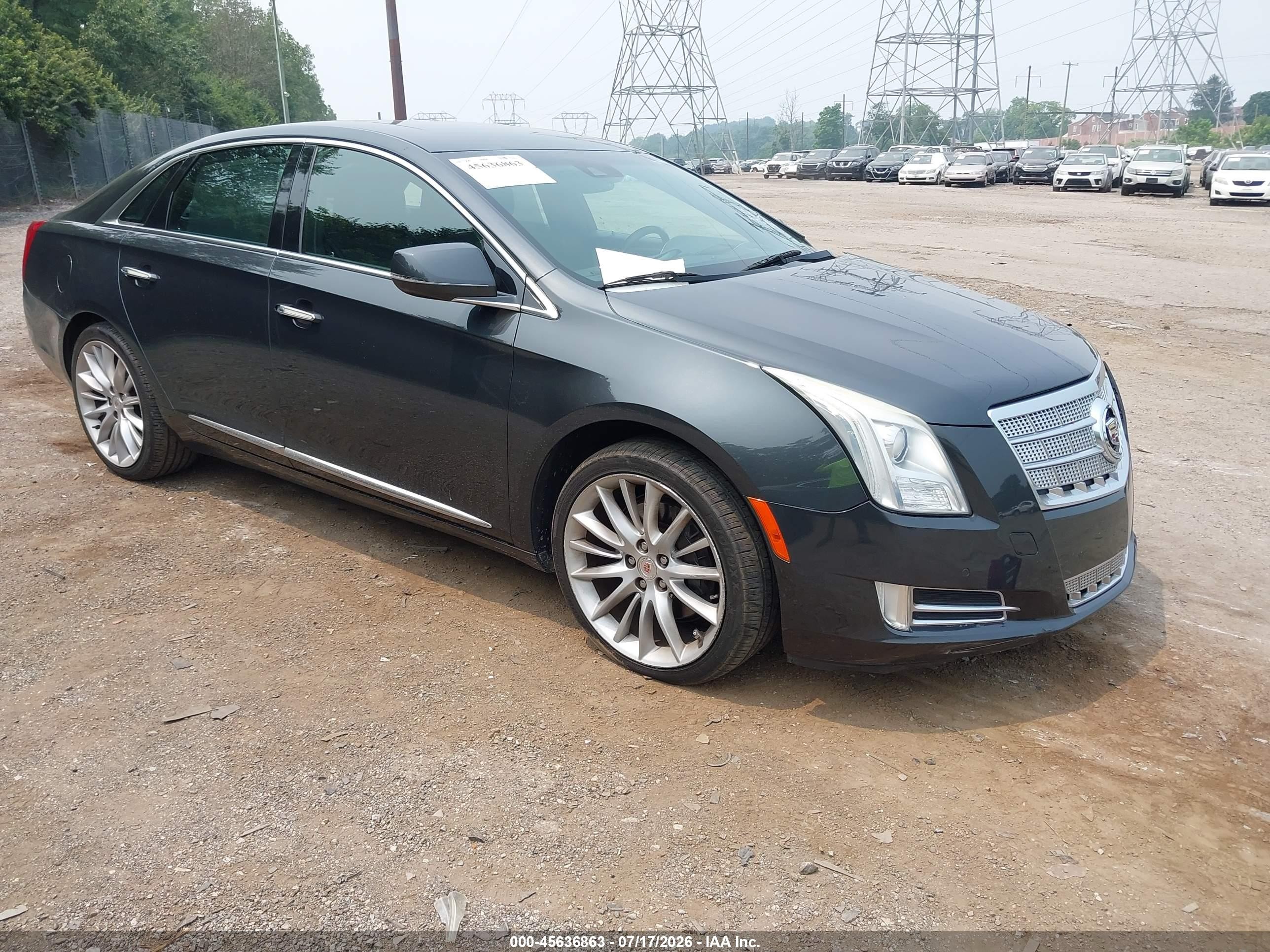 2013 Cadillac Xts Platinum Gray vin: 2G61V5S3XD9101975