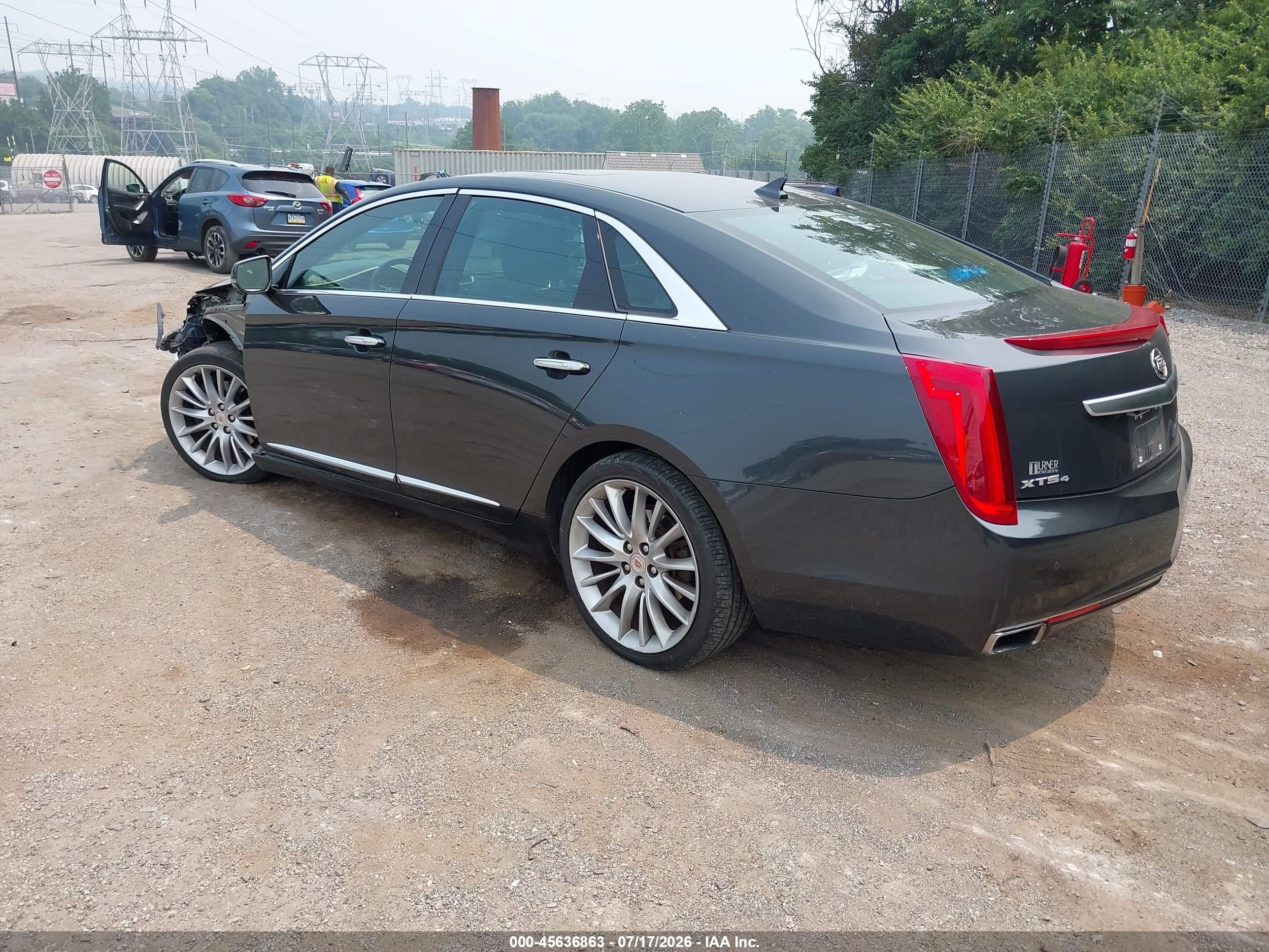 2013 Cadillac Xts Platinum Gray vin: 2G61V5S3XD9101975