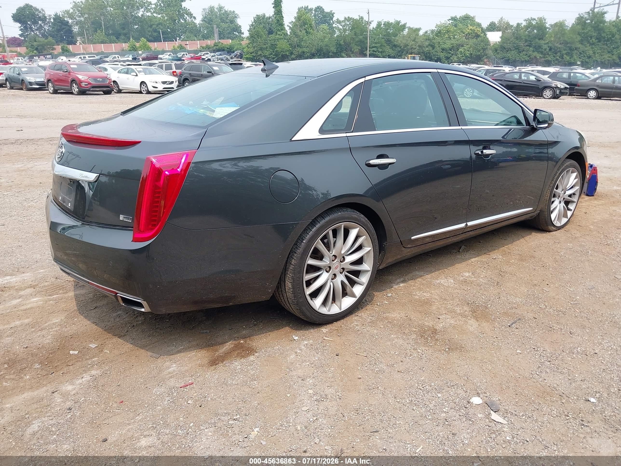 2013 Cadillac Xts Platinum Gray vin: 2G61V5S3XD9101975