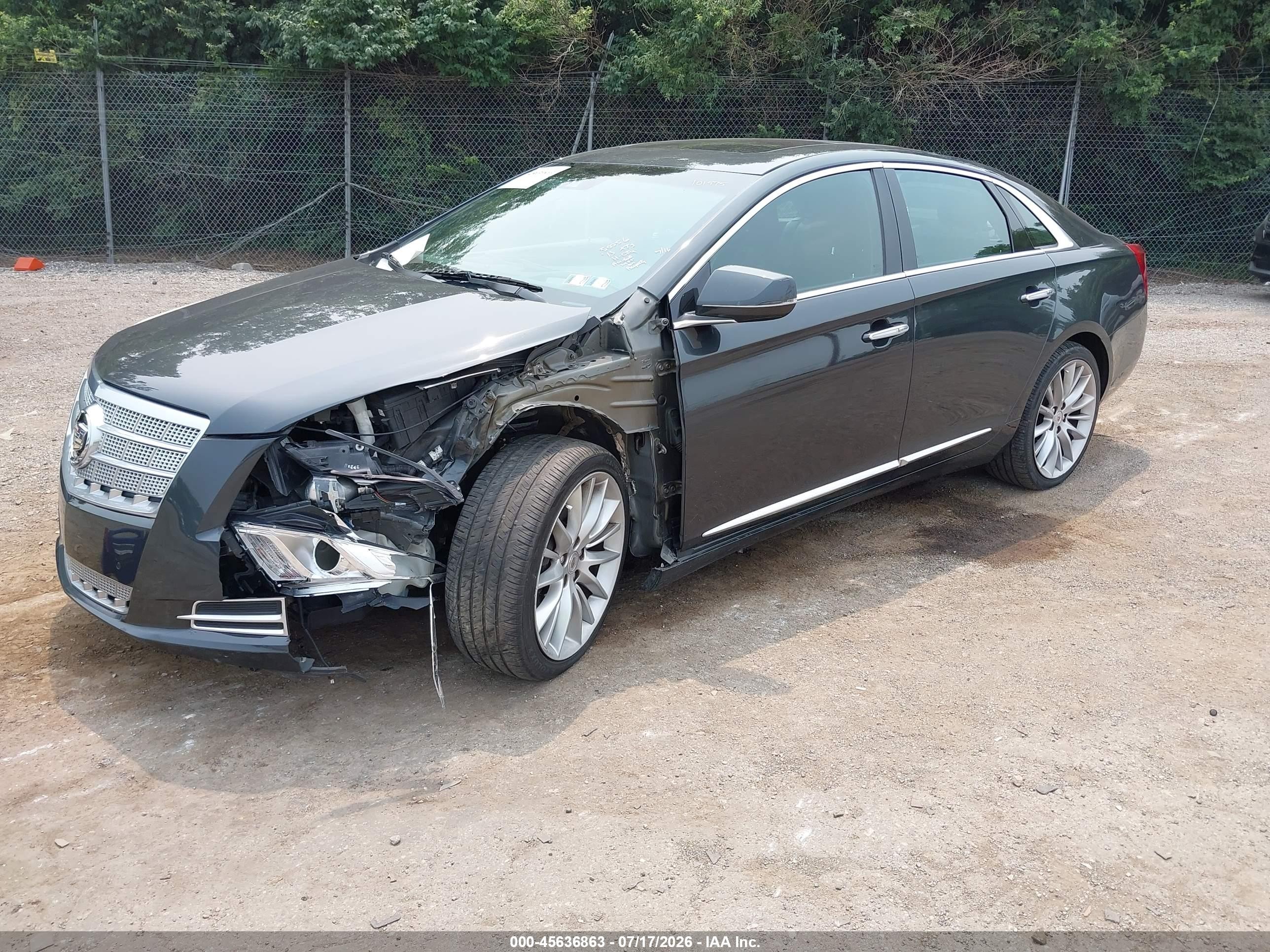 2013 Cadillac Xts Platinum Gray vin: 2G61V5S3XD9101975