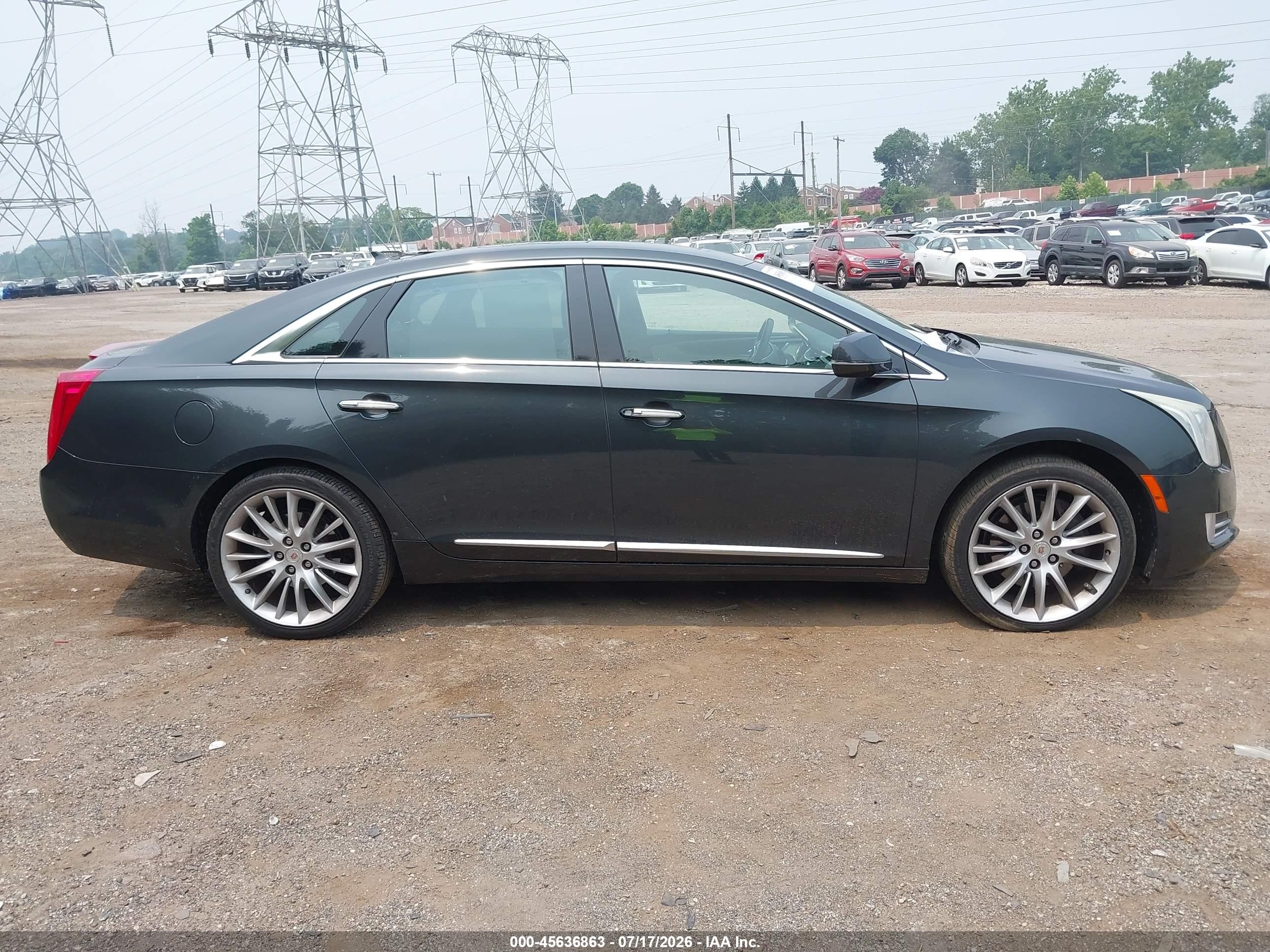 2013 Cadillac Xts Platinum Gray vin: 2G61V5S3XD9101975