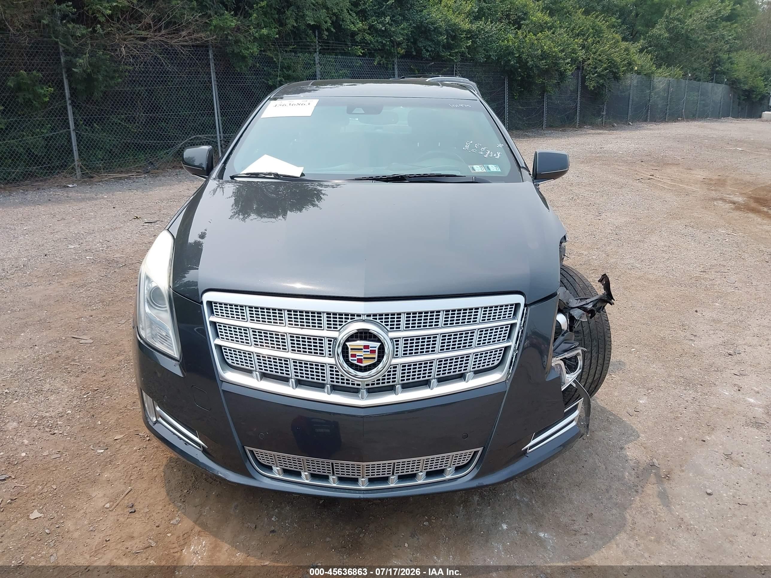 2013 Cadillac Xts Platinum Gray vin: 2G61V5S3XD9101975