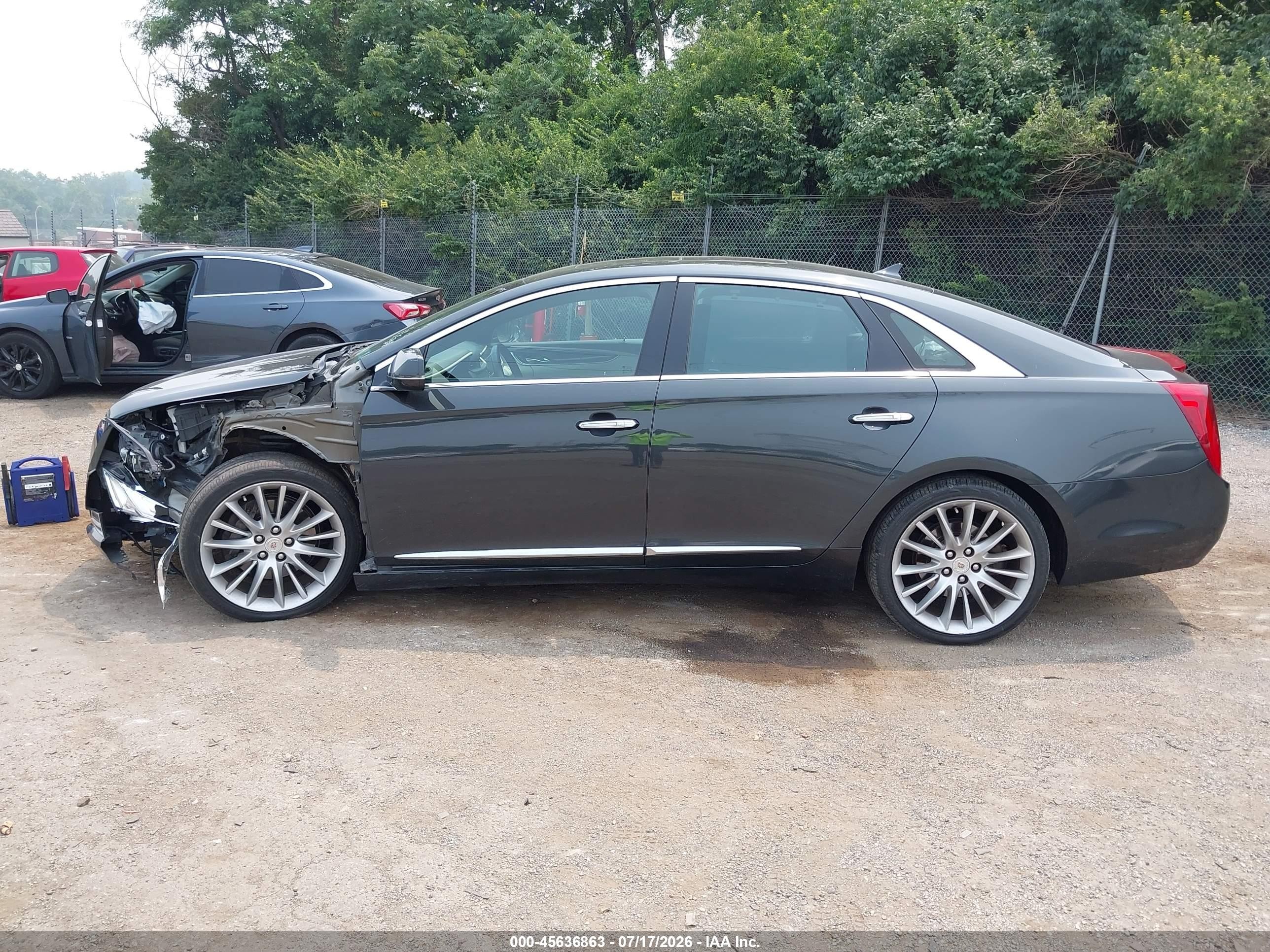 2013 Cadillac Xts Platinum Gray vin: 2G61V5S3XD9101975