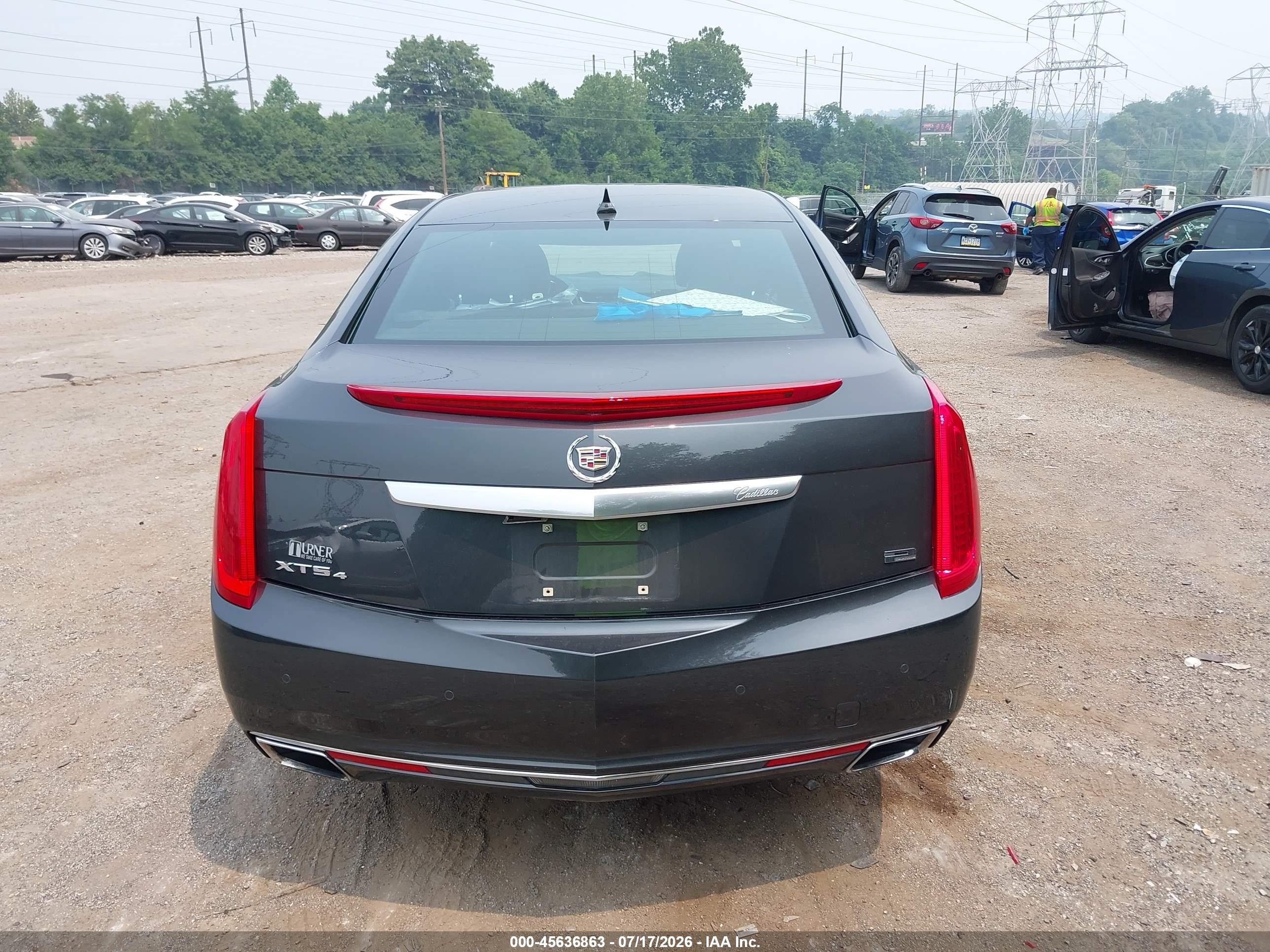 2013 Cadillac Xts Platinum Gray vin: 2G61V5S3XD9101975