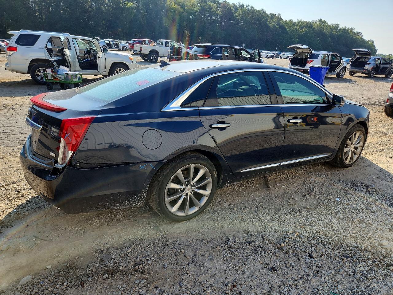 2013 Cadillac Xts Platinum Blue vin: 2G61V5S3XD9239063