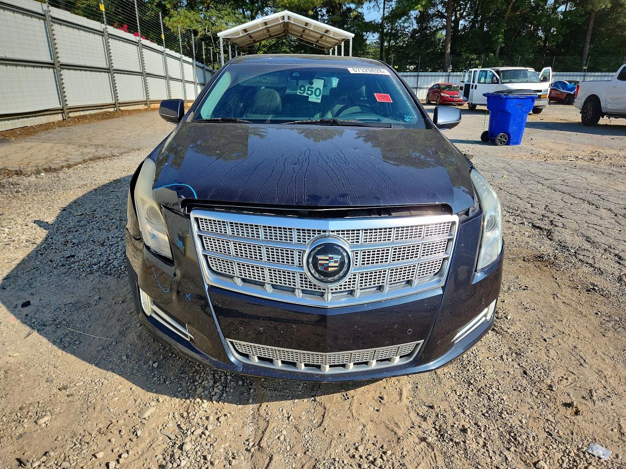 2013 Cadillac Xts Platinum Blue vin: 2G61V5S3XD9239063