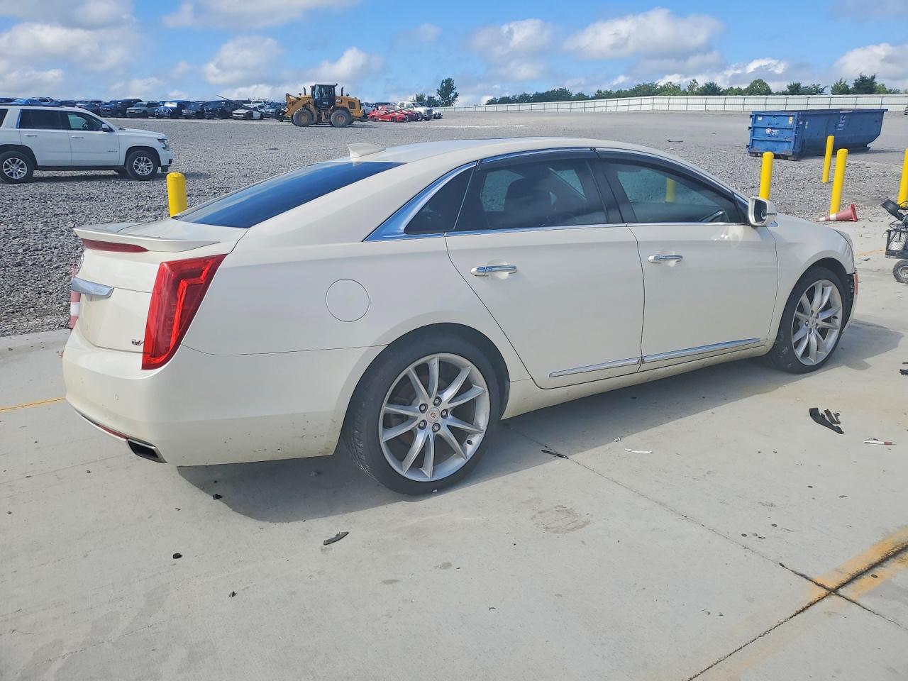 2015 Cadillac Xts Vsport Premium White vin: 2G61V5S81F9213689