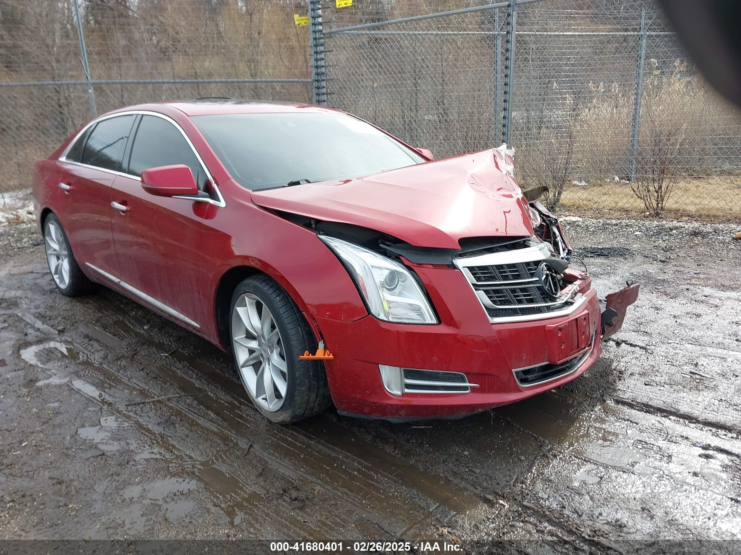 2014 Cadillac Xts Vsport Premium Red vin: 2G61V5S85E9176659