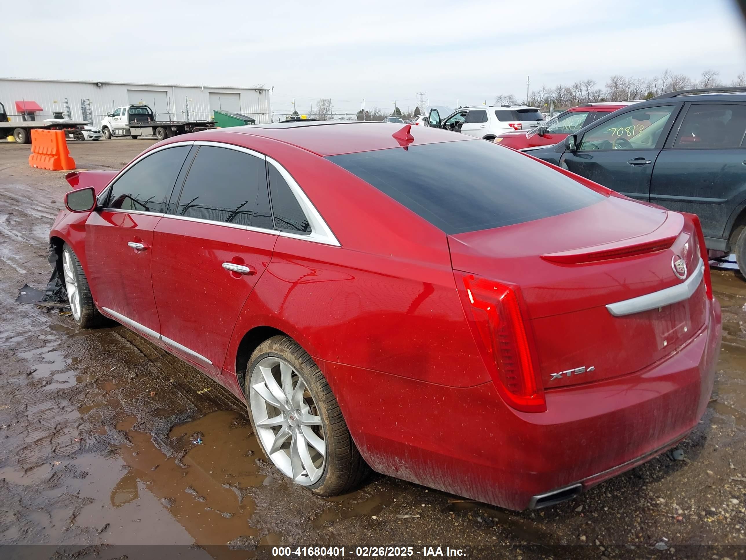 2014 Cadillac Xts Vsport Premium Red vin: 2G61V5S85E9176659
