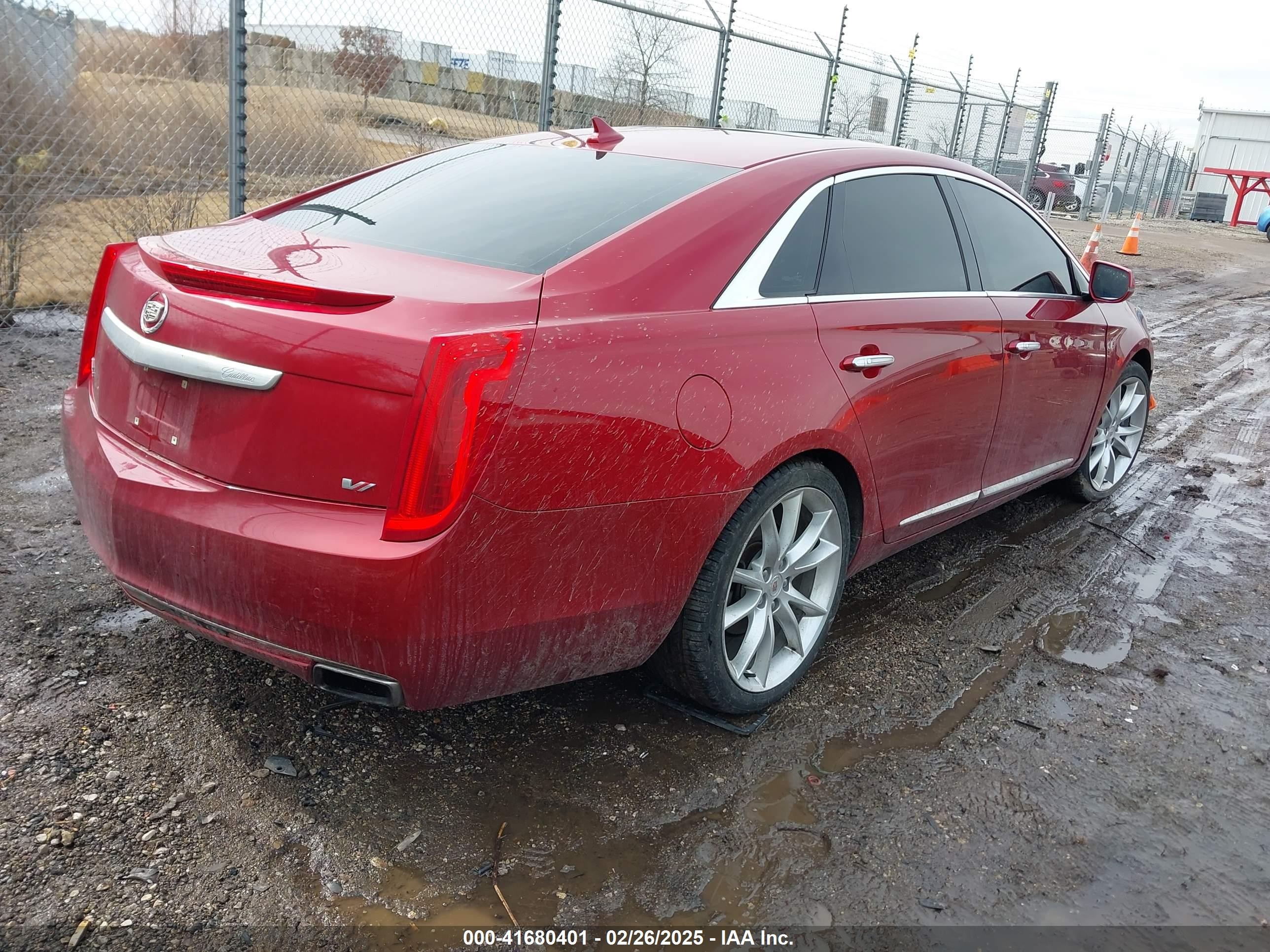 2014 Cadillac Xts Vsport Premium Red vin: 2G61V5S85E9176659