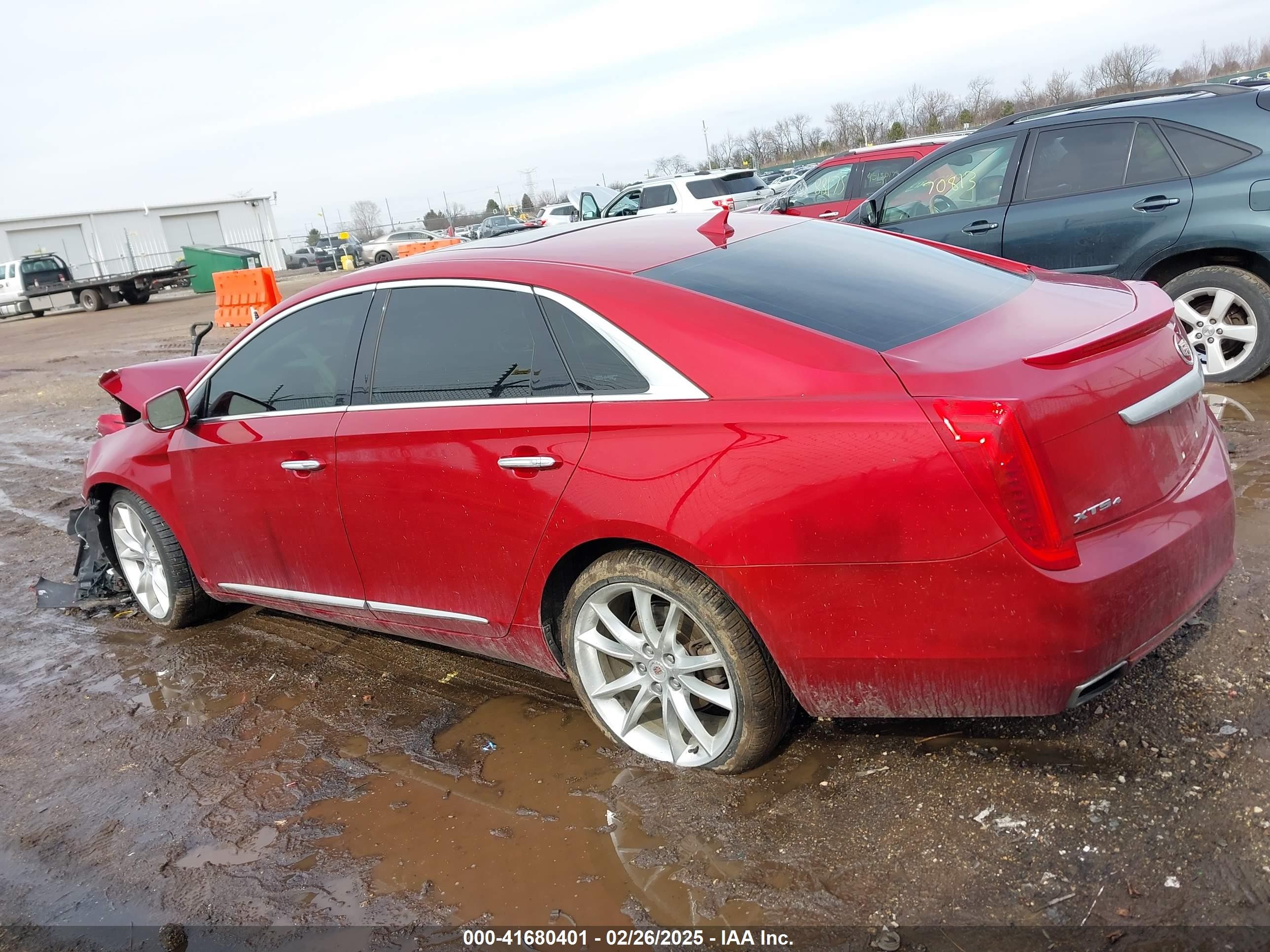 2014 Cadillac Xts Vsport Premium Red vin: 2G61V5S85E9176659