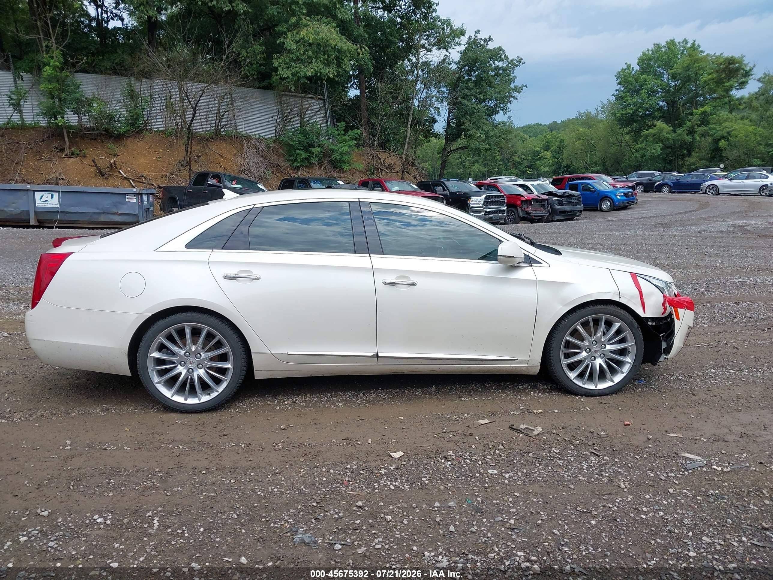 2014 Cadillac Xts Vsport Platinum Белый vin: 2G61W5S81E9226292
