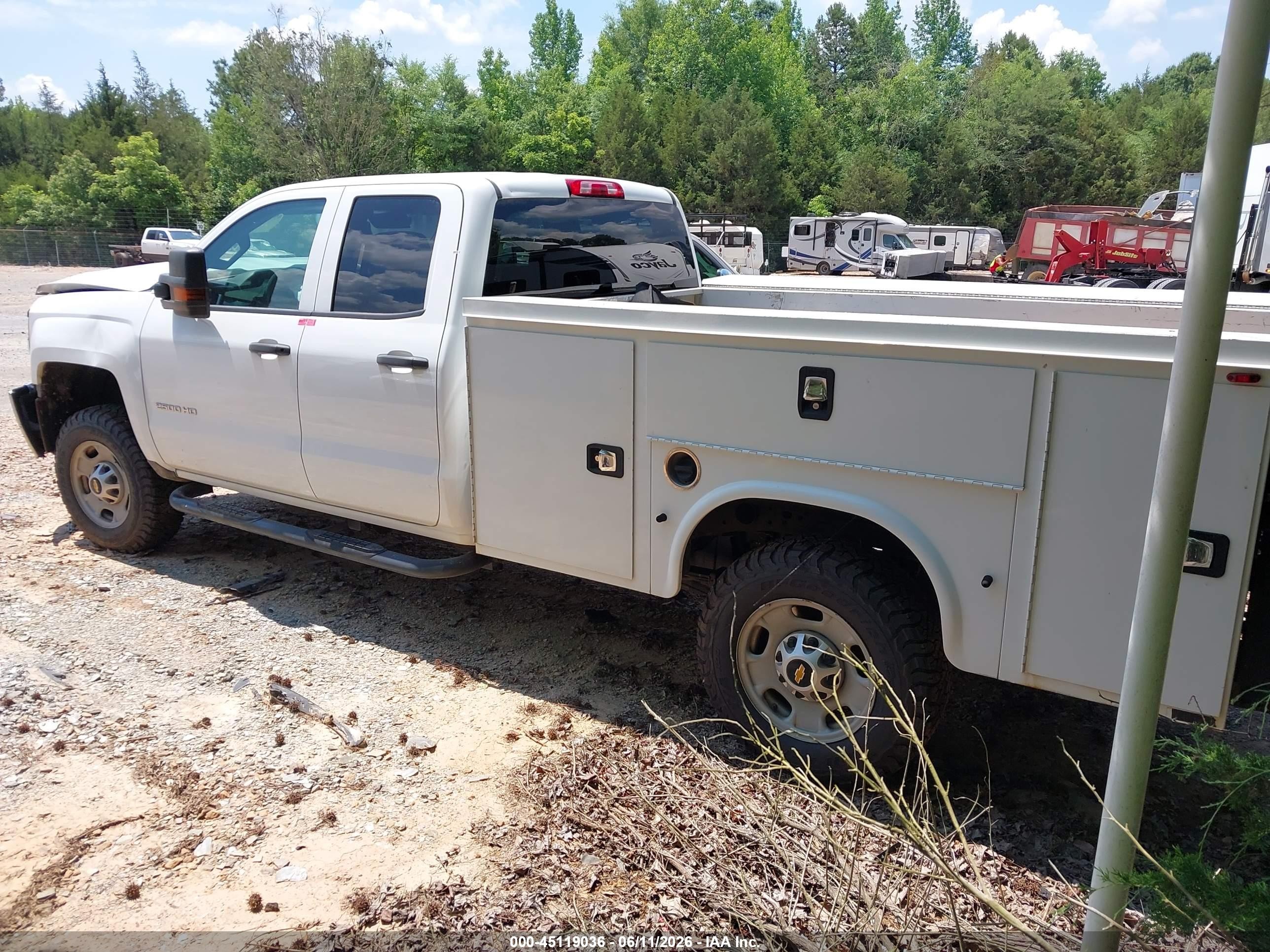 2019 Chevrolet Silverado 2500hd Wt White vin: 2GB2KREG4K1153909