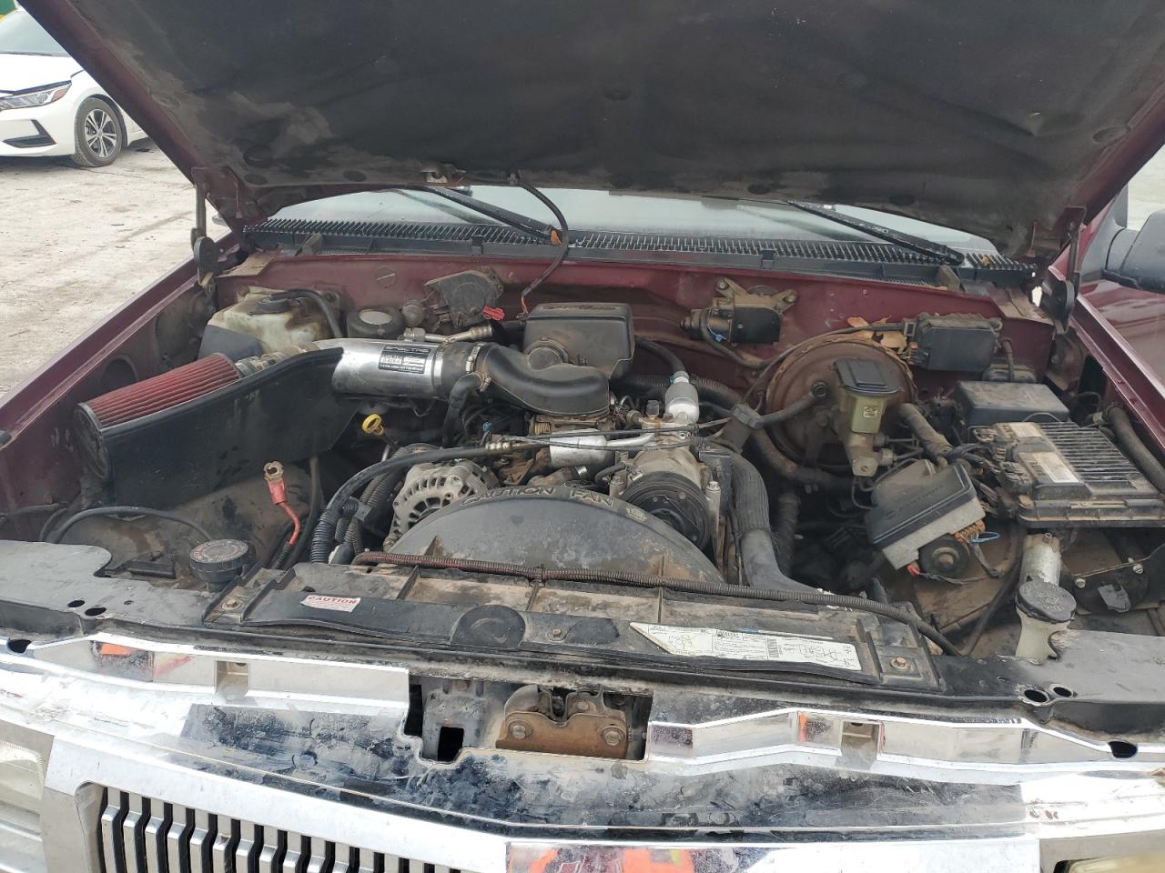 1996 Chevrolet Gmt-400 C1500 Maroon vin: 2GBEC19M2T1142744