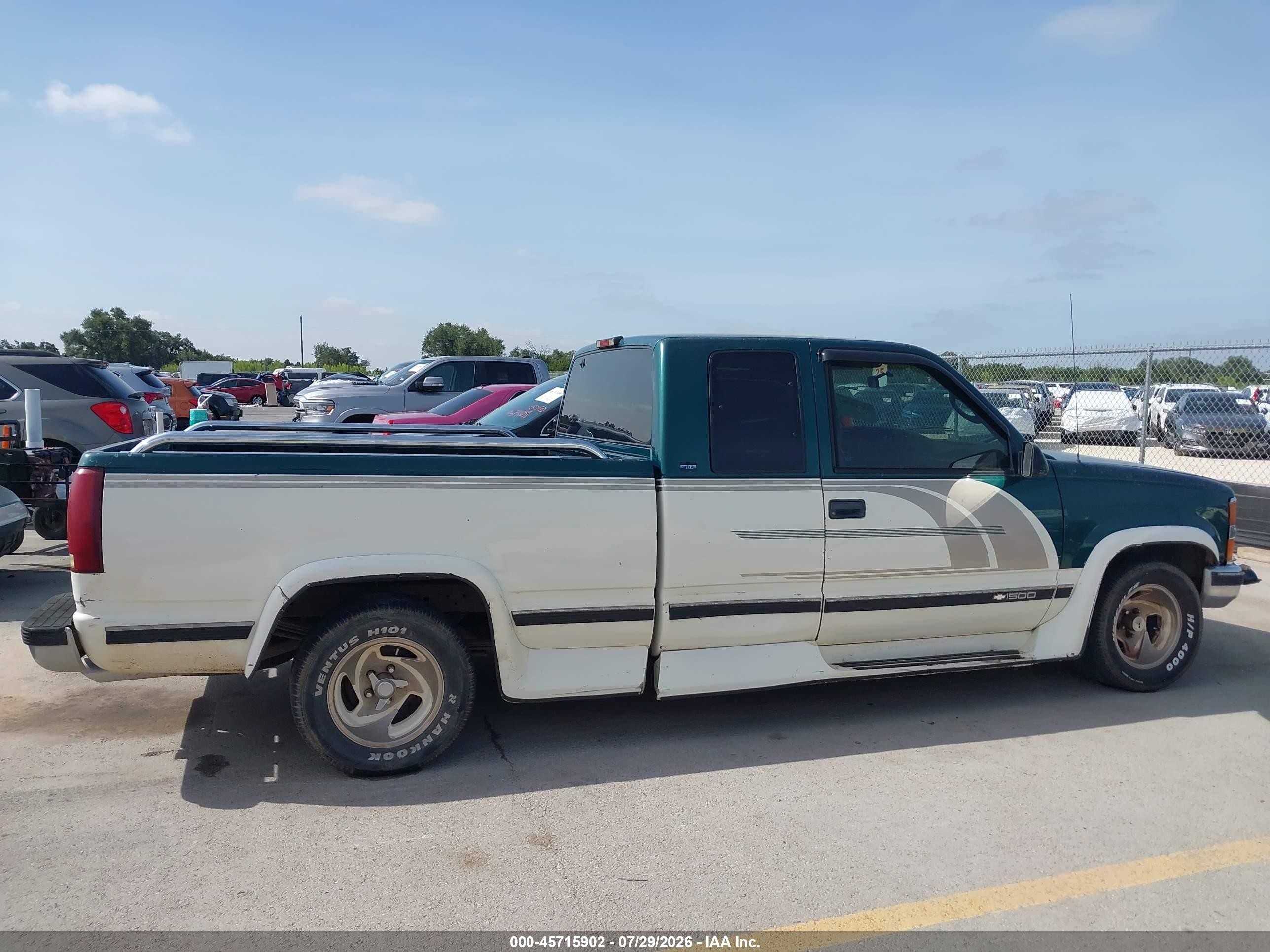 1996 Chevrolet Gmt-400 C1500 Green vin: 2GBEC19R1T1160437