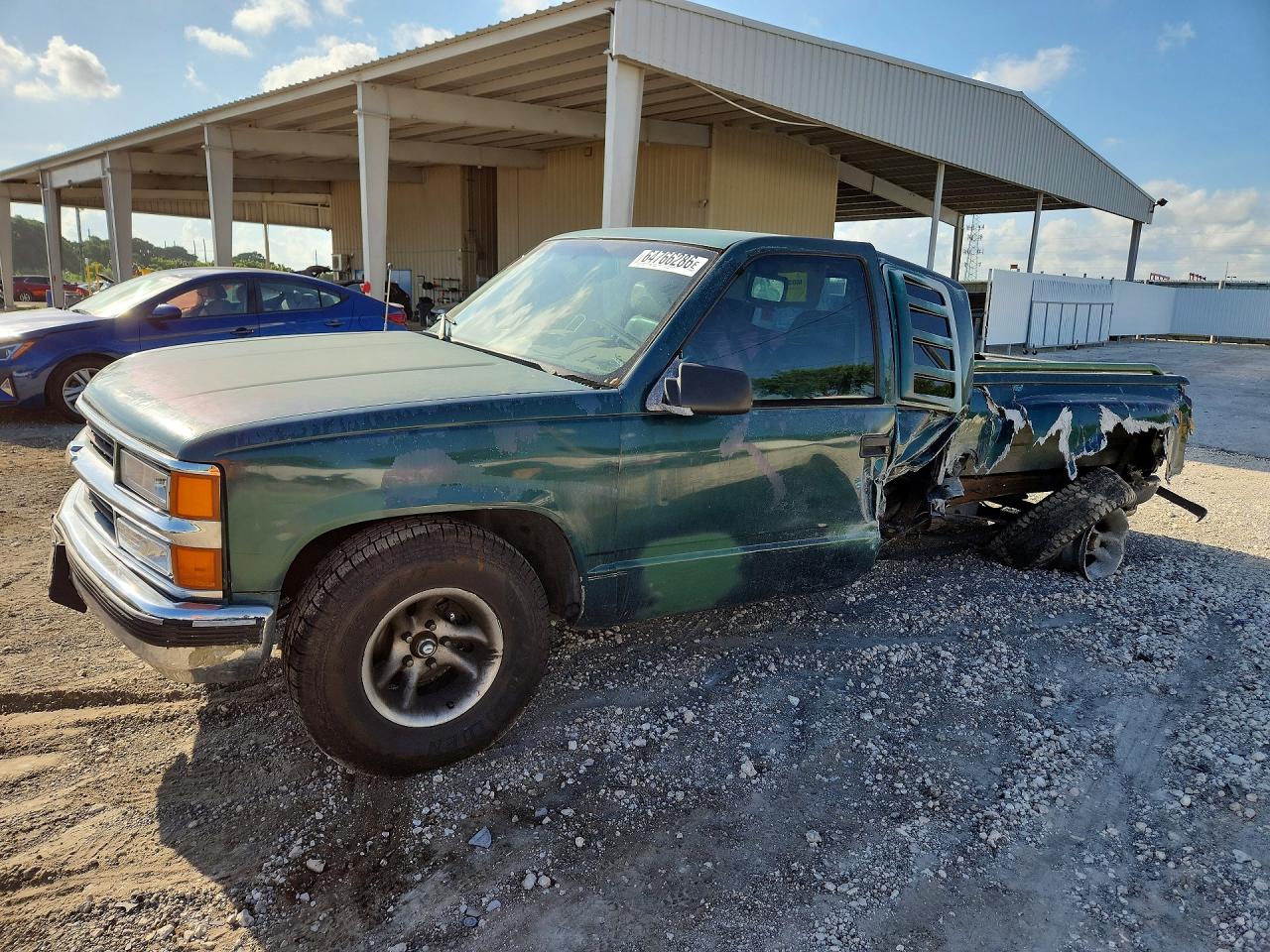 1996 Chevrolet Gmt-400 C1500 Green vin: 2GBEC19R4T1184800