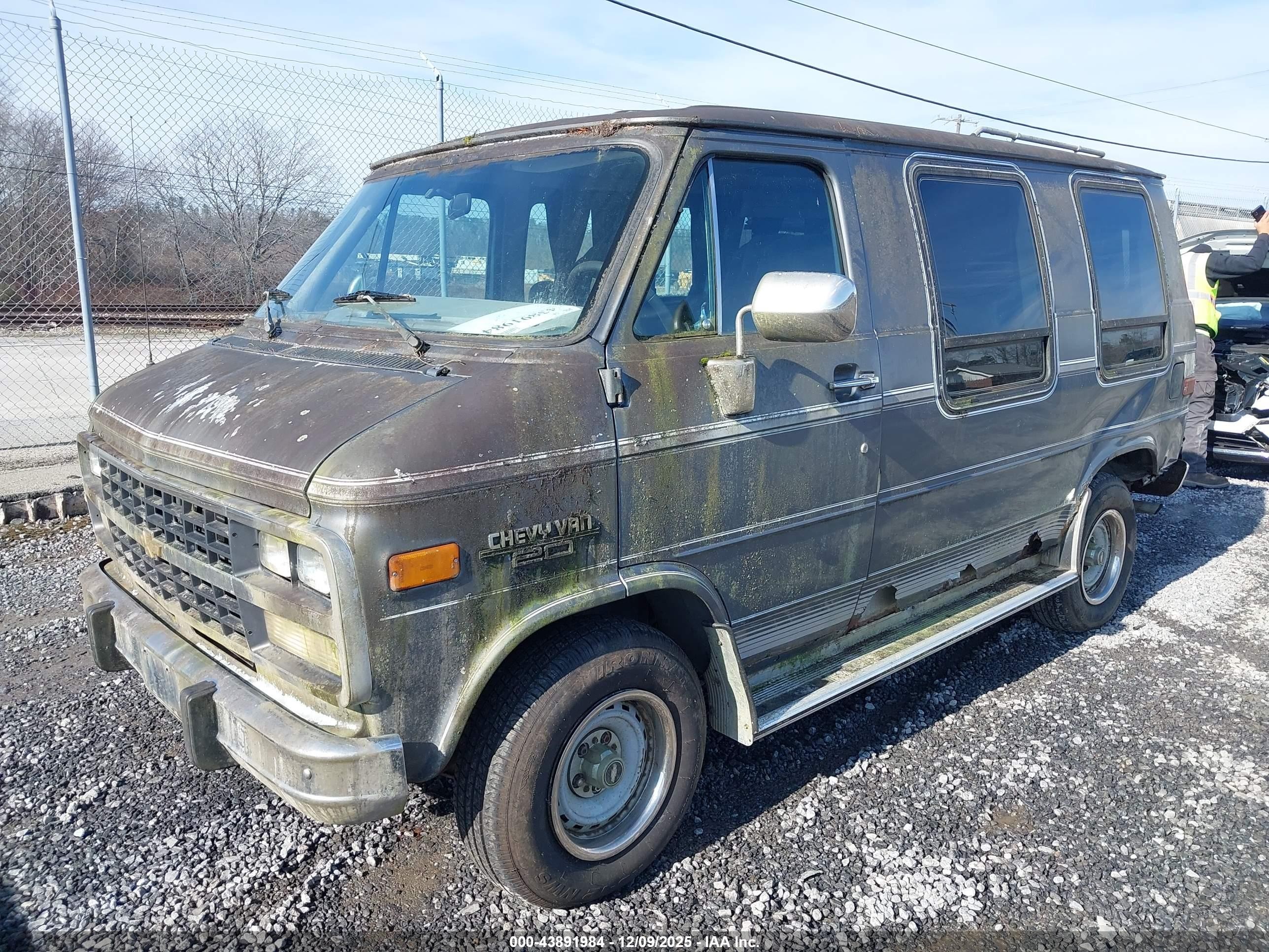 1992 Chevrolet G20   Gray vin: 2GBEG25Z2N4112446
