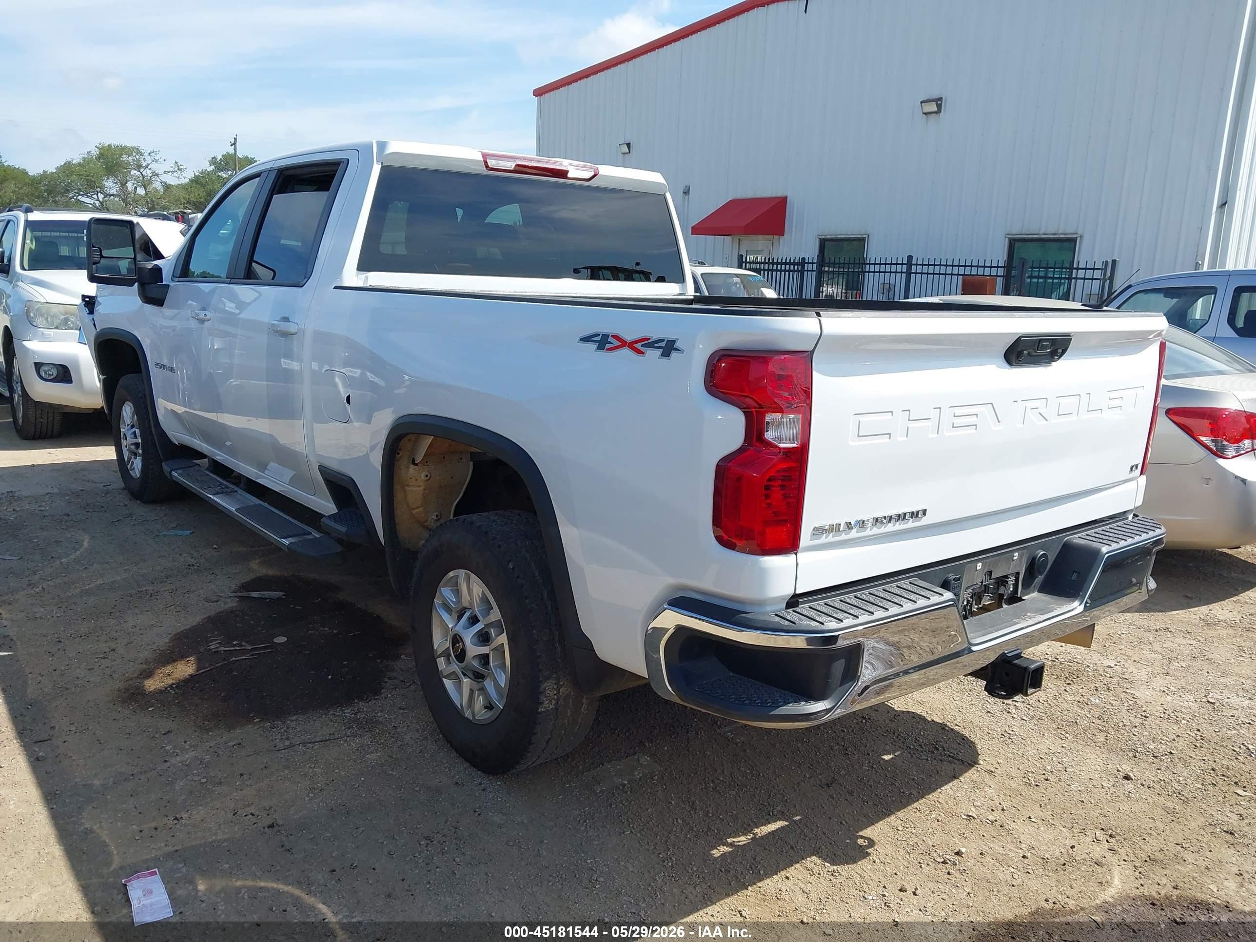 2025 Chevrolet Silverado 2500hd 4wd  Standard Bed Lt Белый vin: 2GC1KNEY7S1233911