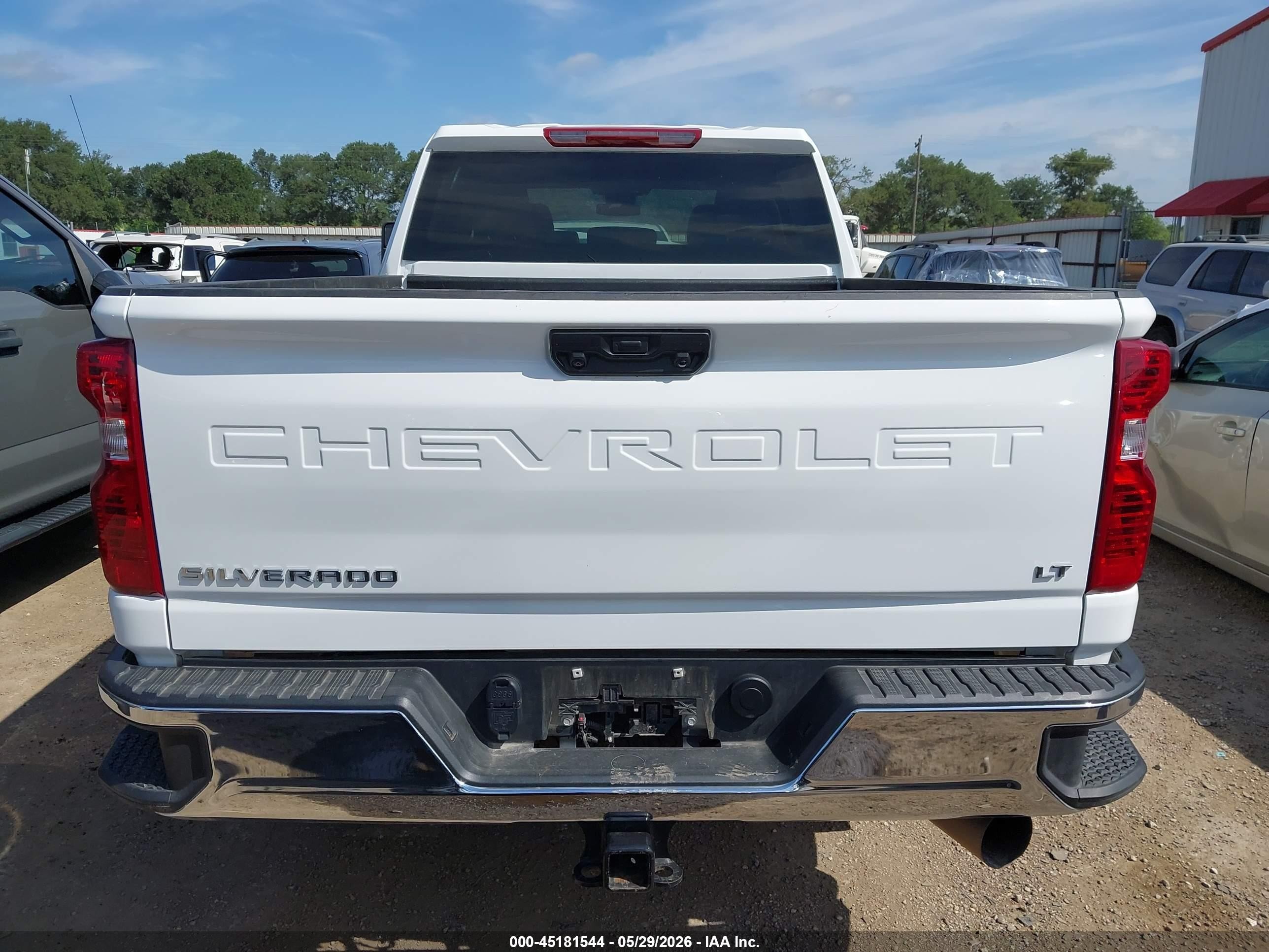 2025 Chevrolet Silverado 2500hd 4wd  Standard Bed Lt Белый vin: 2GC1KNEY7S1233911