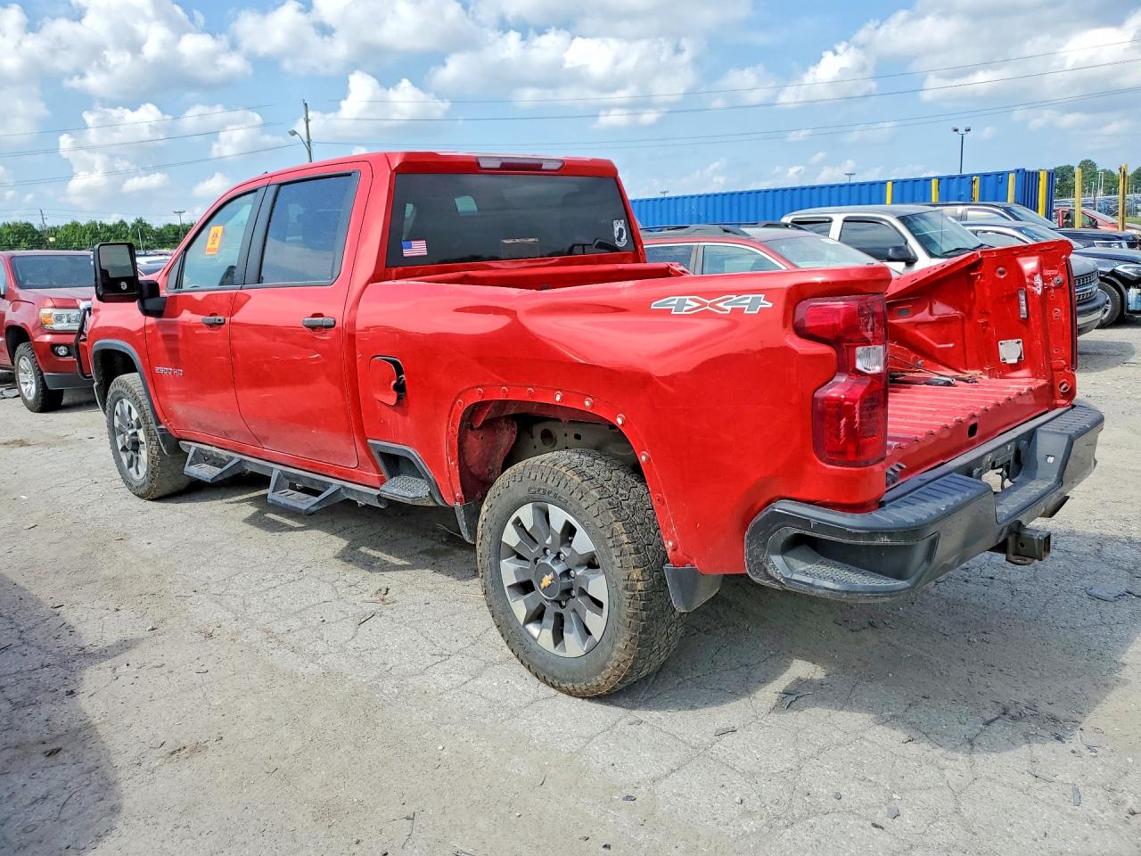 2022 Chevrolet Silverado K2500 Custom Red vin: 2GC4YME71N1239348