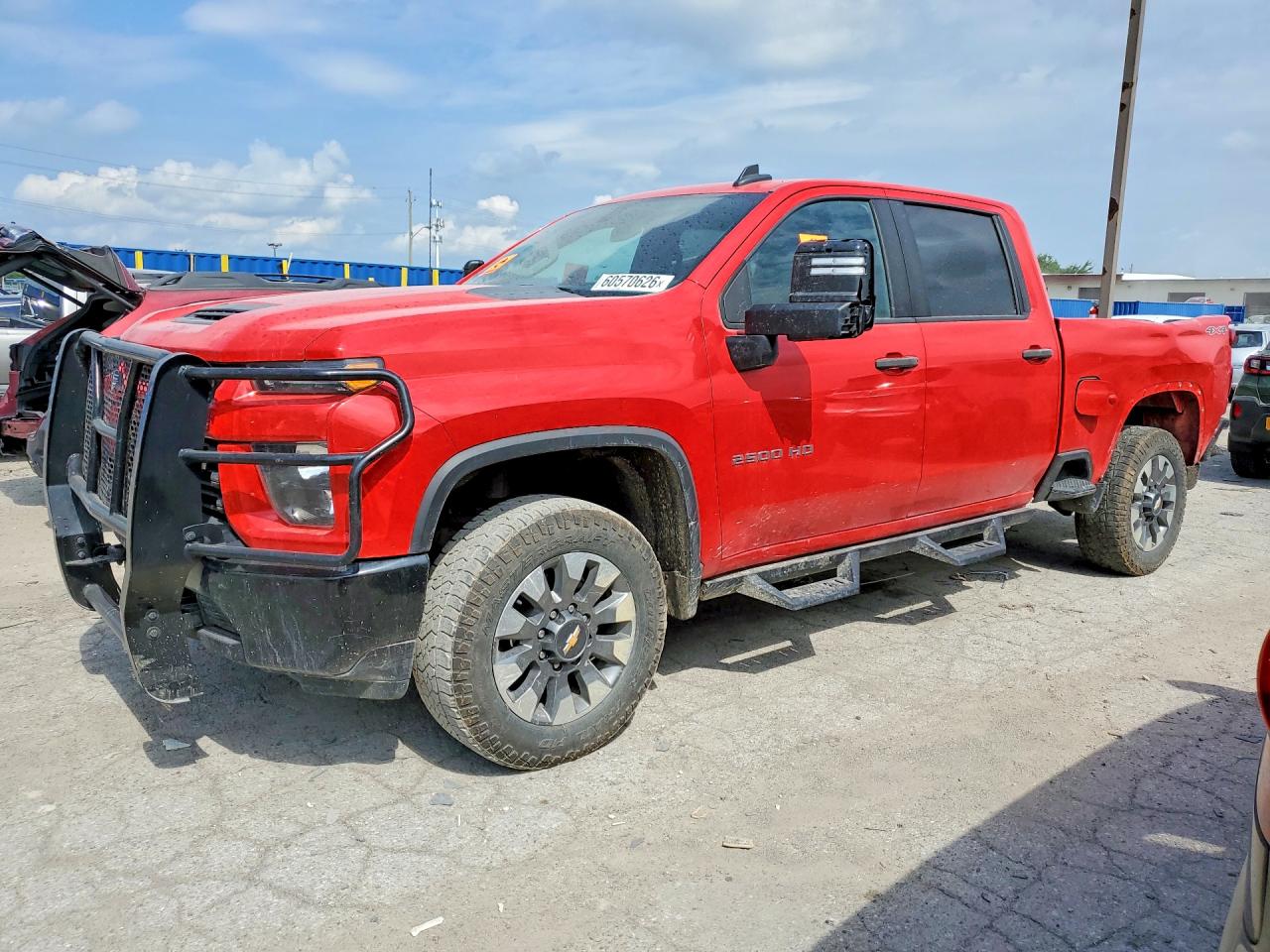 2022 Chevrolet Silverado K2500 Custom Red vin: 2GC4YME71N1239348