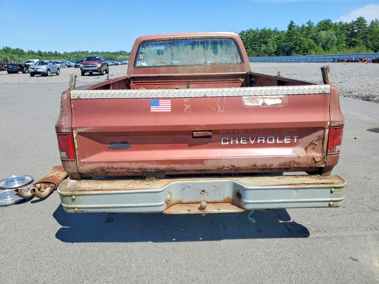 1986 Chevrolet C10 Коричневый vin: 2GCCC14H5G1158083