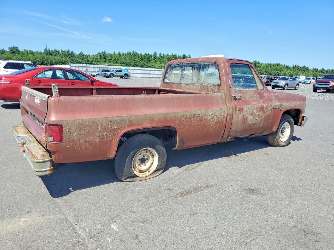 1986 Chevrolet C10 Коричневый vin: 2GCCC14H5G1158083