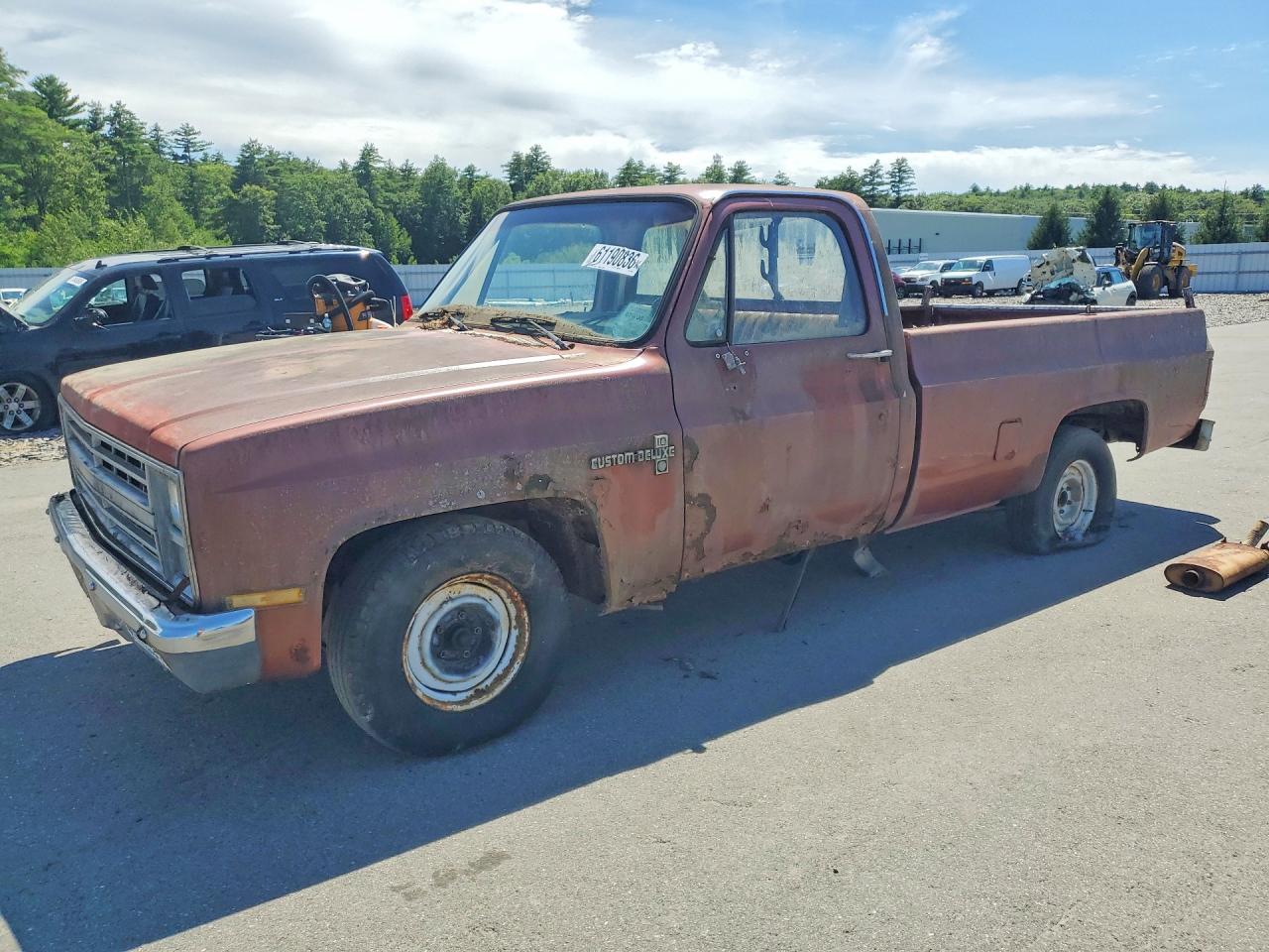1986 Chevrolet C10 Коричневый vin: 2GCCC14H5G1158083