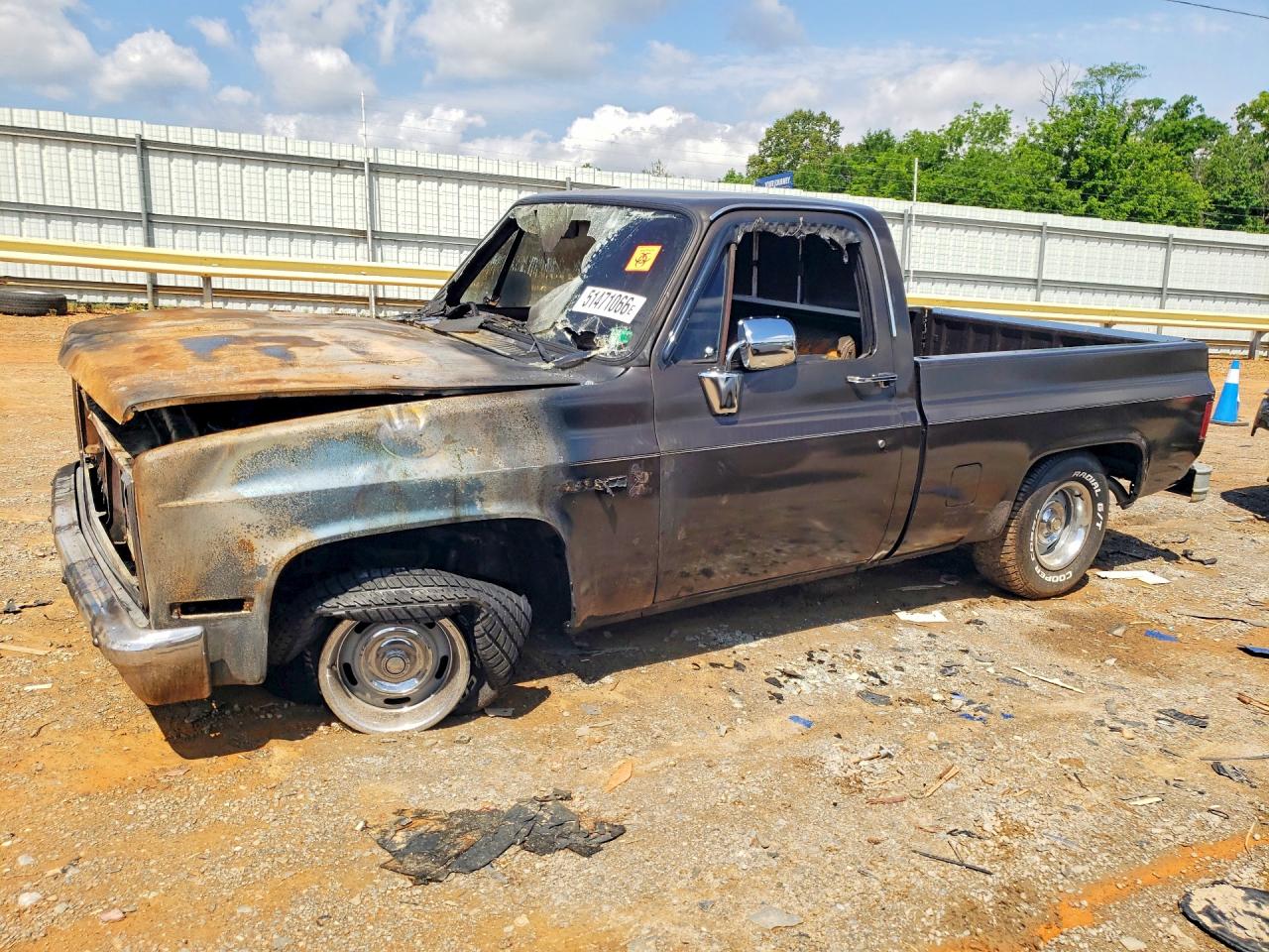 1984 Chev C10 Brown vin: 2GCCC14H6E1173351