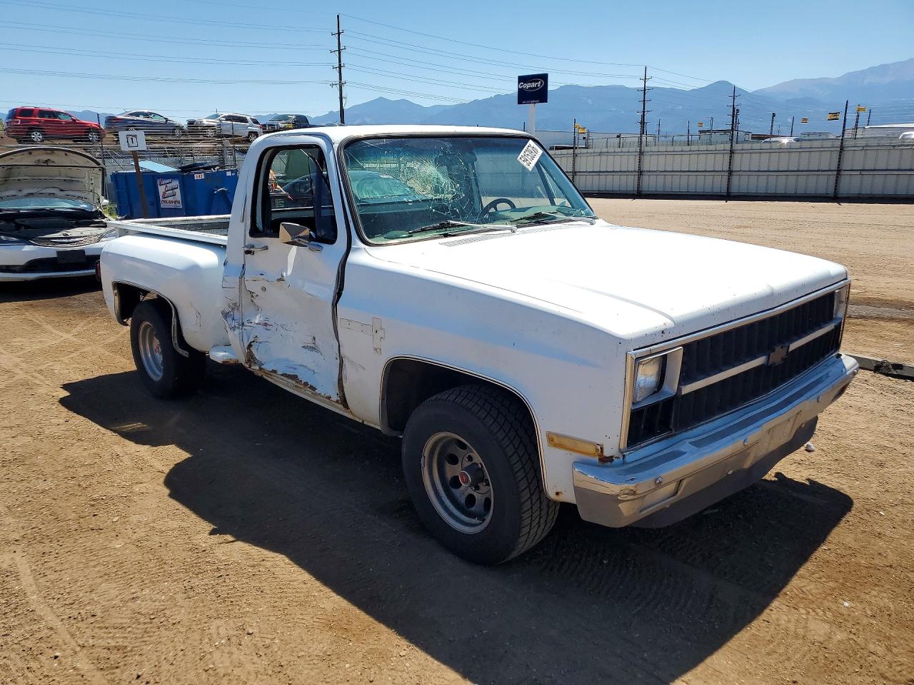 1982 Chevrolet C10 White vin: 2GCCC14H8C1176684