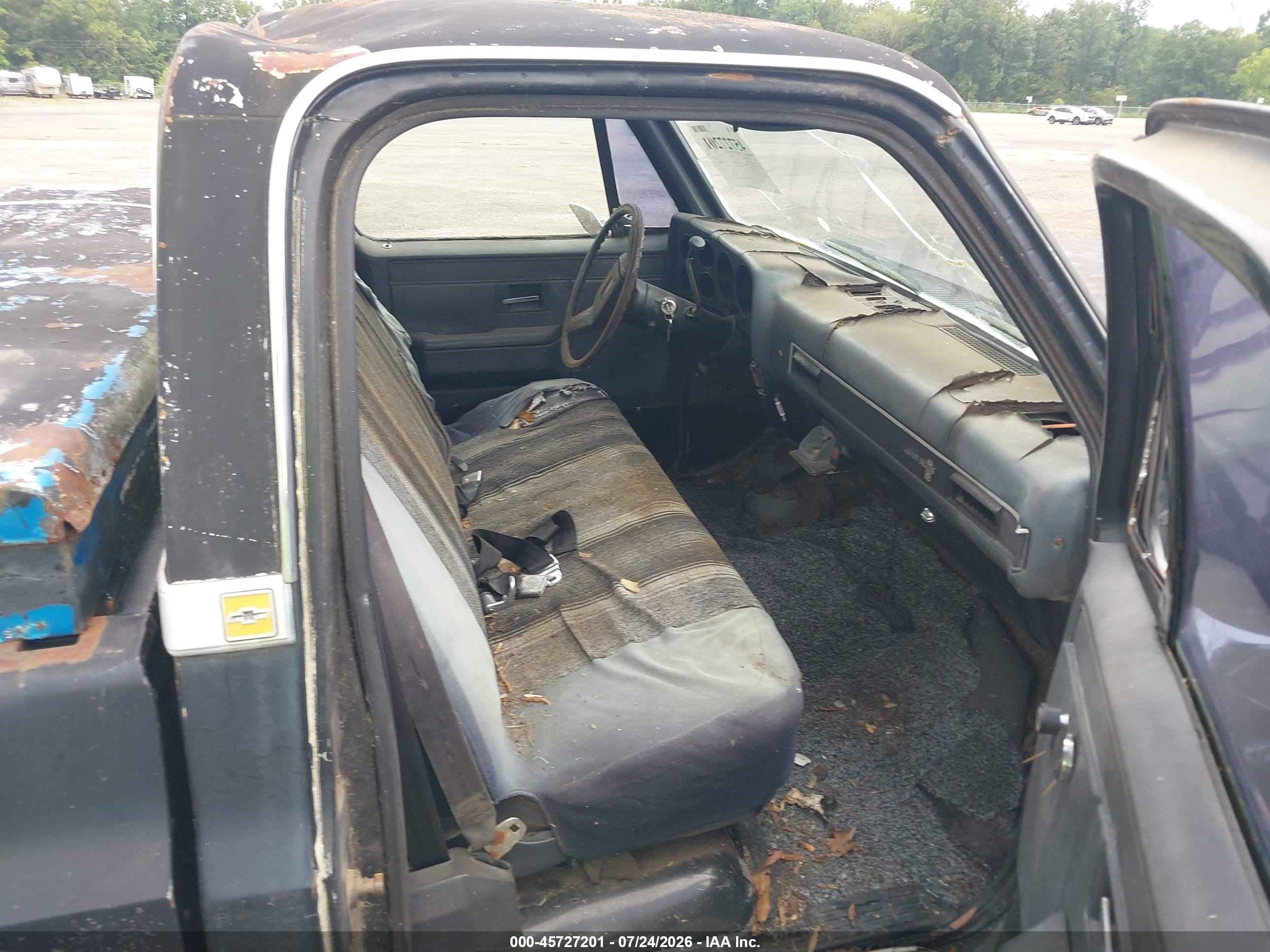 1985 Chevrolet C10   Black vin: 2GCCC14N4F1138265