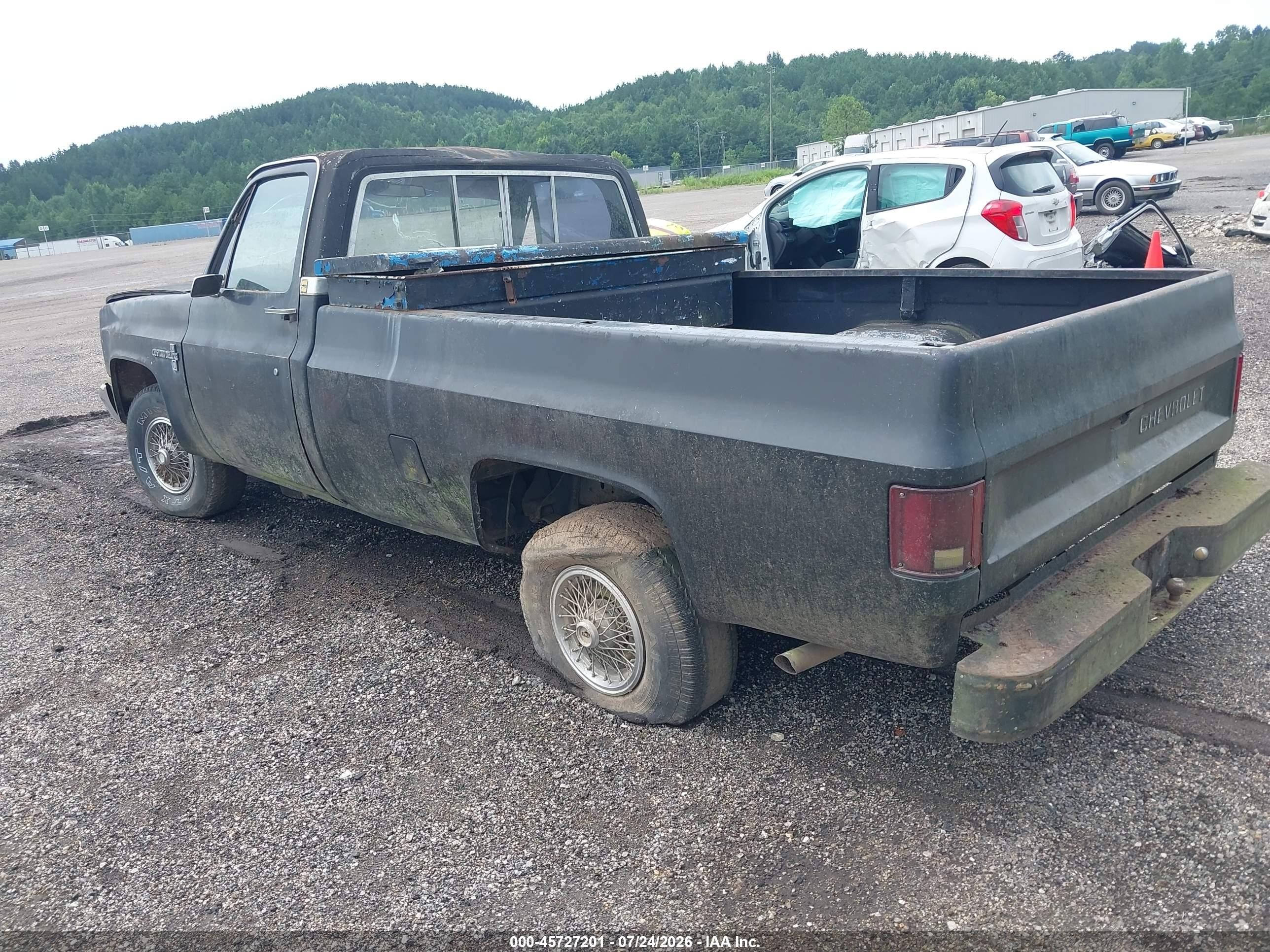 1985 Chevrolet C10   Black vin: 2GCCC14N4F1138265